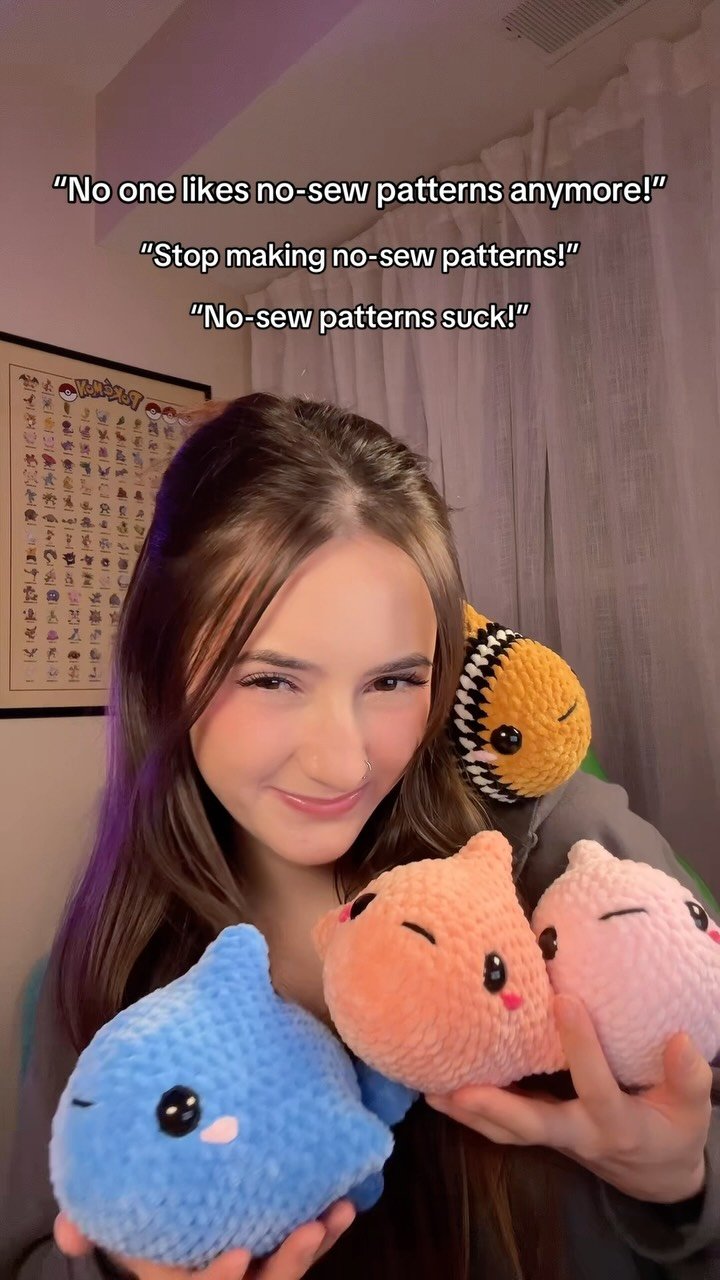 I recently added another no-sew pattern to my pattern collection π the no-sew baby fishies!! I love a good no-sew pattern but I know there’s some discourse around no-sew patterns. I personally love them! π
You can find this pattern on any o