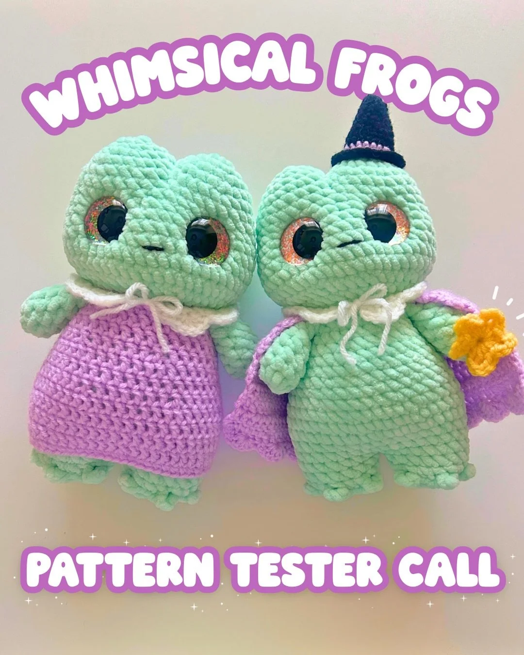 WHIMSICAL FROGS PATTERN TESTER CALL 📢 [OPEN]

Okay so I&rsquo;ve been really slacking and debating on releasing this pattern because of the way I wrote the outfit portions of the pattern&hellip; it may be a bit ridiculous and include some math (so b