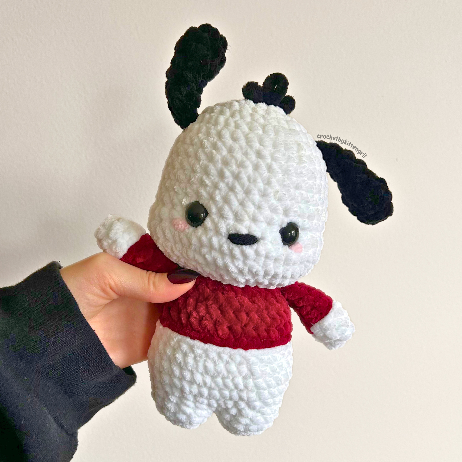 Pochacco Crochet Pattern | Create & Crochet Today — crochetbykittengrll