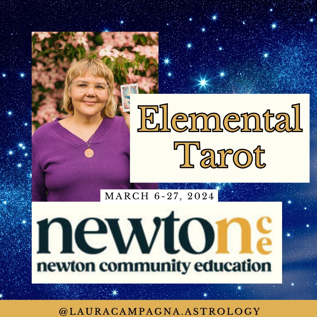 Due to the Newton teachers strike #solidarity 
the dates of my 
Elemental Tarot class 
through @newtoncommunityed have changed to 
Wednesdays from March 6-27th. 

Do these dates work better for you? 
Registration is still open so sign up today!

Elem