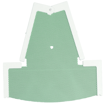 RMG-ELS-242201 Klarity Aquamarine™ E-type Head and Shoulder Mask for radiation therapy