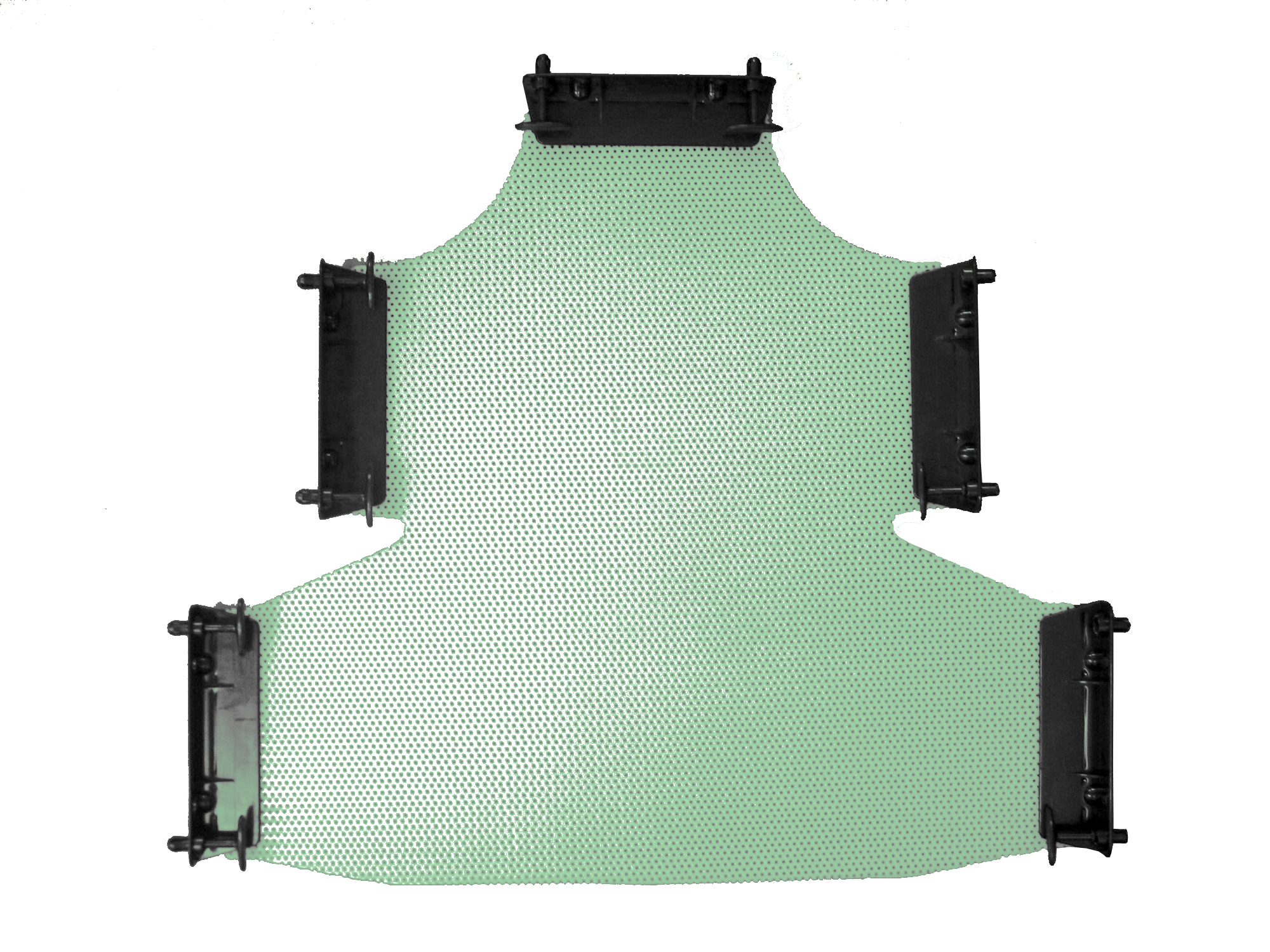 RMG-PRT5-243601 Klarity Aquamarine™ P-type 5-point Head and Shoulder Mask for radiation therapy