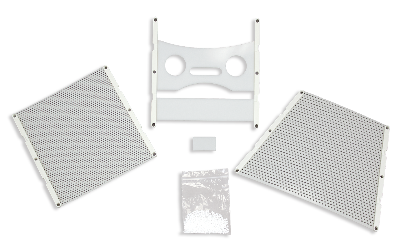 R408 Klarity White™ Stereotactic thermoplastic mask for radiation therapy