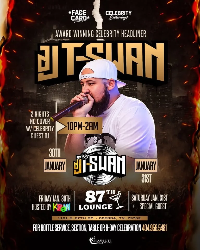 DJ T-Swan Live at 87th Lounge 