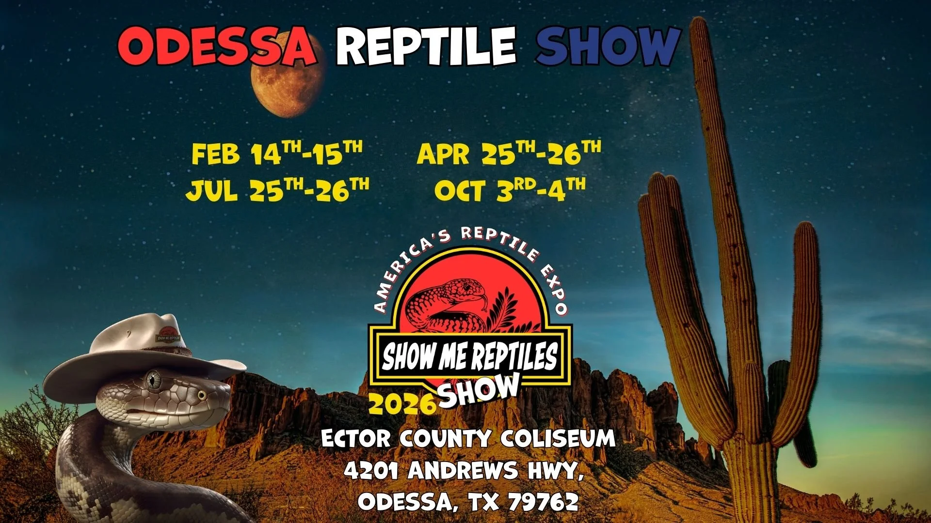 Odessa Reptile Expo (Show Me Reptile Shows)