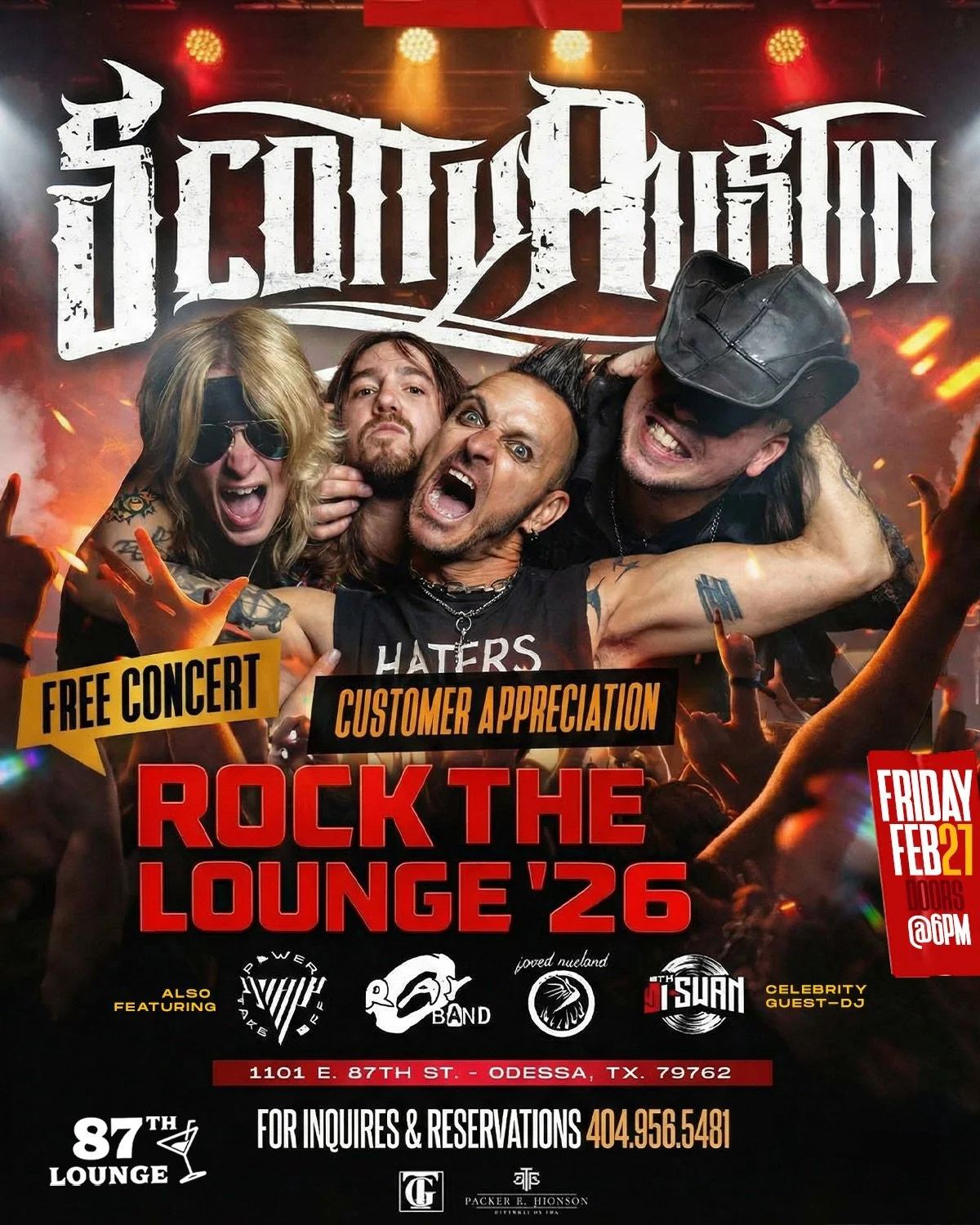 Rock the Lounge 2026 w/ Scotty Austin (Free Concert)