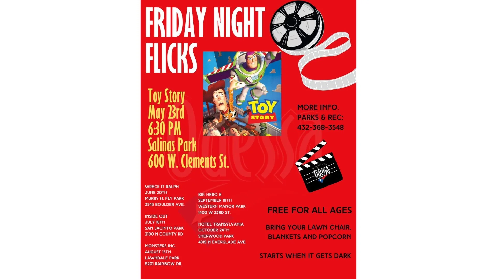 Friday Night Flicks – Toy Story
