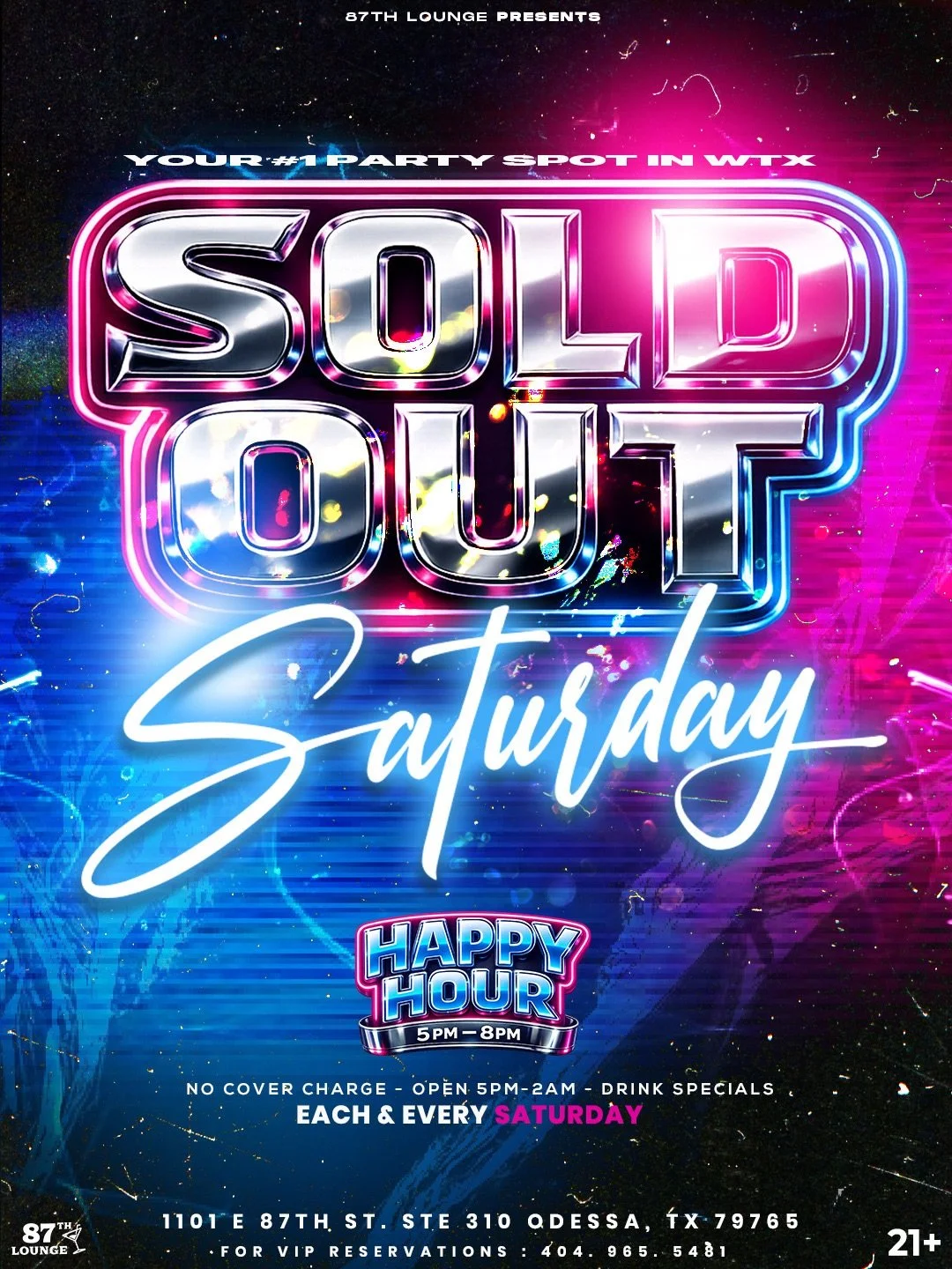 Sold out Saturday