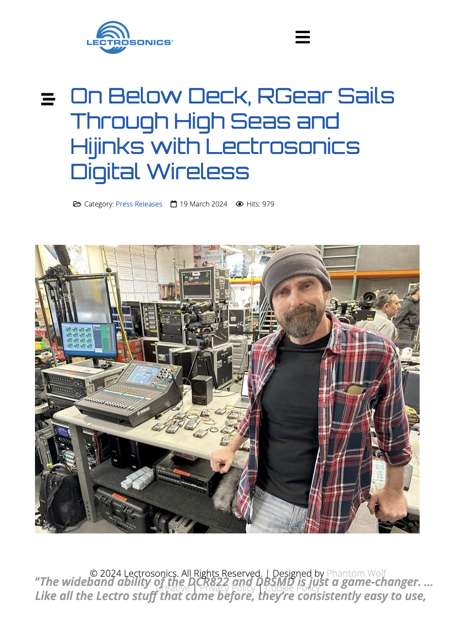 RGEAR Sails Through High Seas