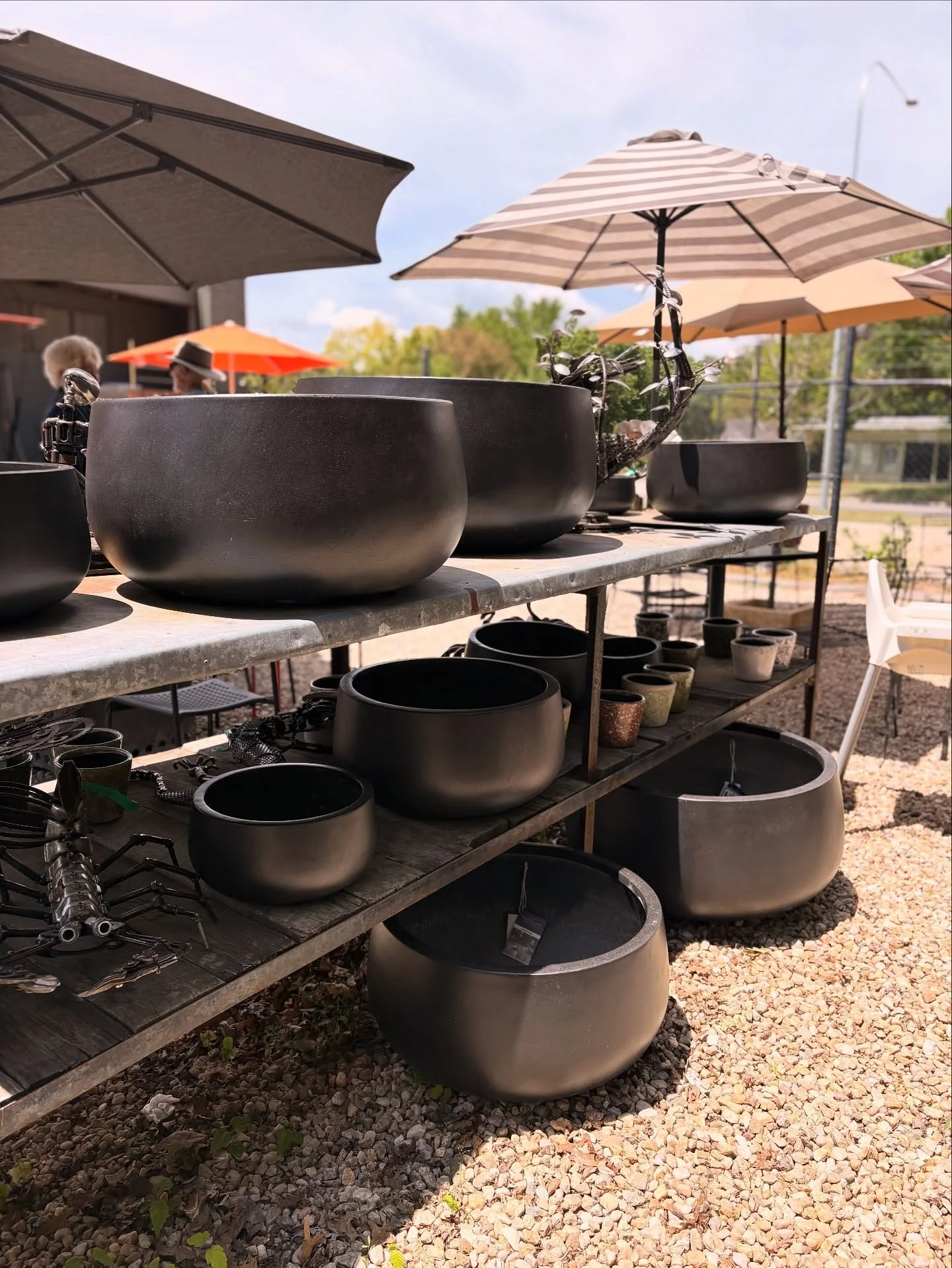 🌿 POT PEOPLE, ASSEMBLE.
We just restocked outdoor pots and it&rsquo;s giving &ldquo;new leaf, who dis?&rdquo; energy.
Perfect time to grab a plant from the @themalbon_nursery, snag a couple of pots, and pretend you&rsquo;ve got your life together.
M