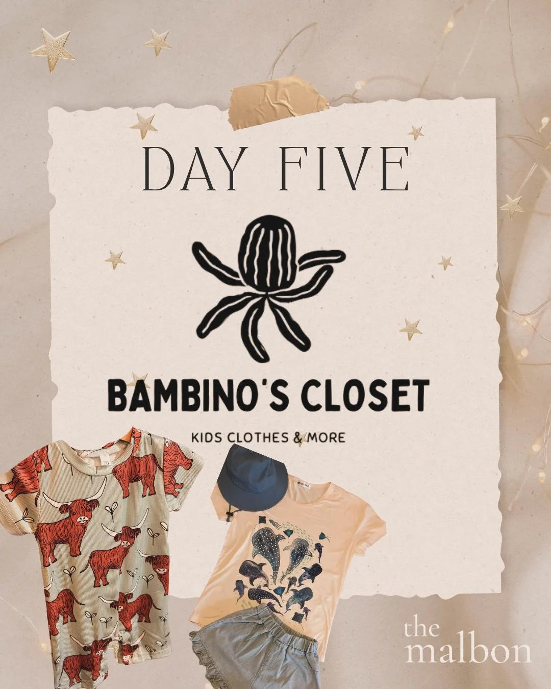 ✨✨Day 5 of the Malbon Gift Guide✨✨

Jen Dibley &mdash; Bambino&rsquo;s Closet

👶 Bambino&rsquo;s Closet is full of charming finds for little ones &mdash; from playful clothes and cozy hats to sweet accessories that make everyday moments special. Jen