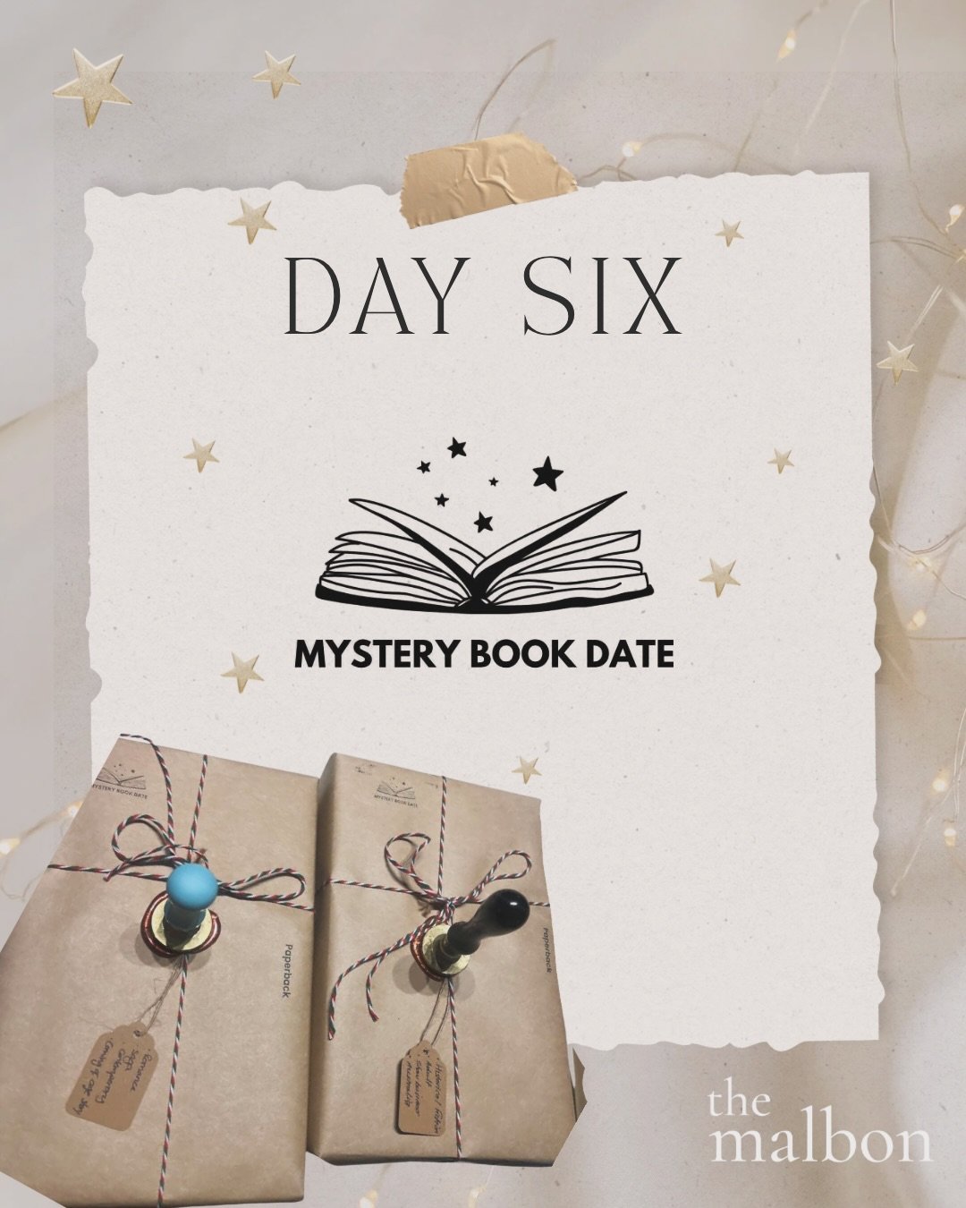 🎄 Day 6 &mdash; Malbon Gift Guide

Mystery Book Date ❤️

Imagine unwrapping a parcel without knowing what story lies inside. That&rsquo;s the magic of a Mystery Book Date &mdash; a blind date, but with a book instead of a person. Each package holds 