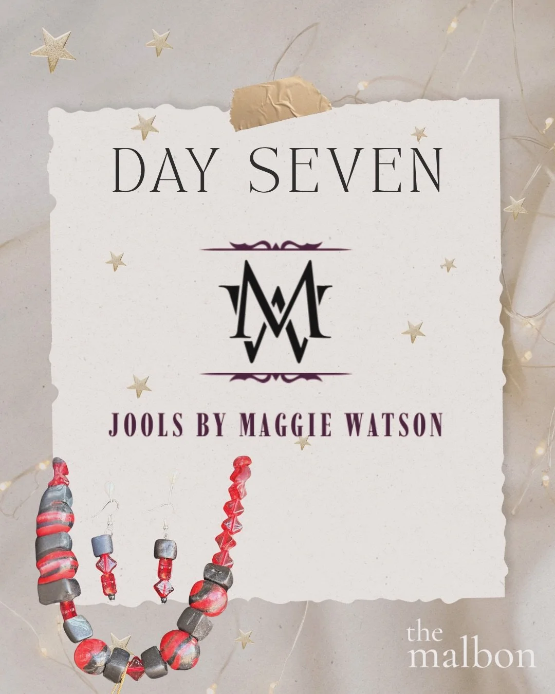✨ Day Seven of the 12 Days of Malbon Gift Guide ✨

 Jools by Maggie Watson❤️
Behind the name Jools by Maggie Watson is the fabulous Jenny Cave, a true creative spirit with deep roots in Bungendore. Jenny has called this village home since 1978, raisi