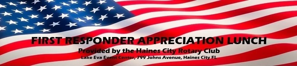 First Responder Appreciation Lunch