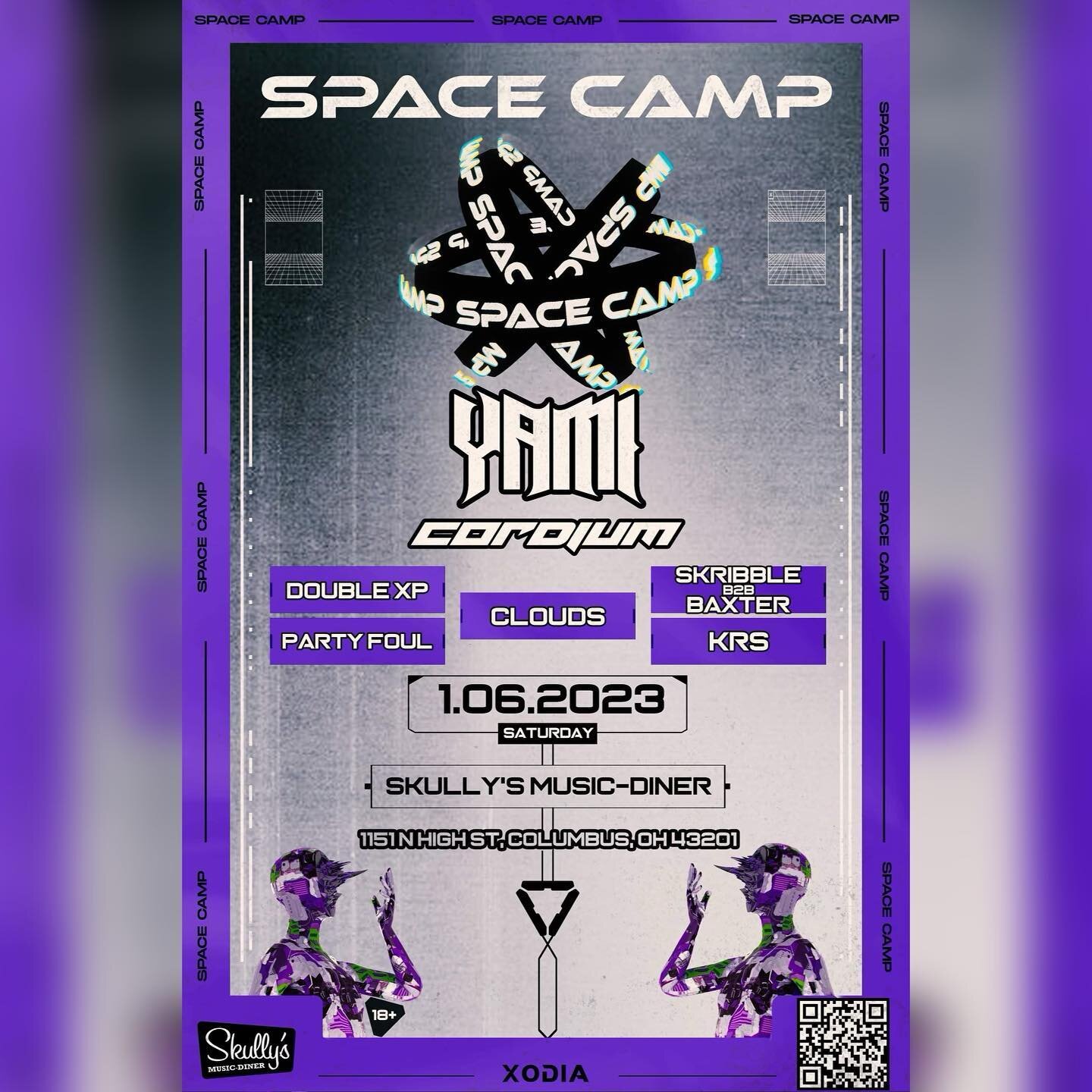 stoked to be running direct support for my boy @yami_music on 1/6 for Space Camp‼️

big ups to @xodiamg for having me out

first shows i played as CORDIUM were for Space Camp so it&rsquo;s a pleasure to be back as direct support for an absolute UNIT 