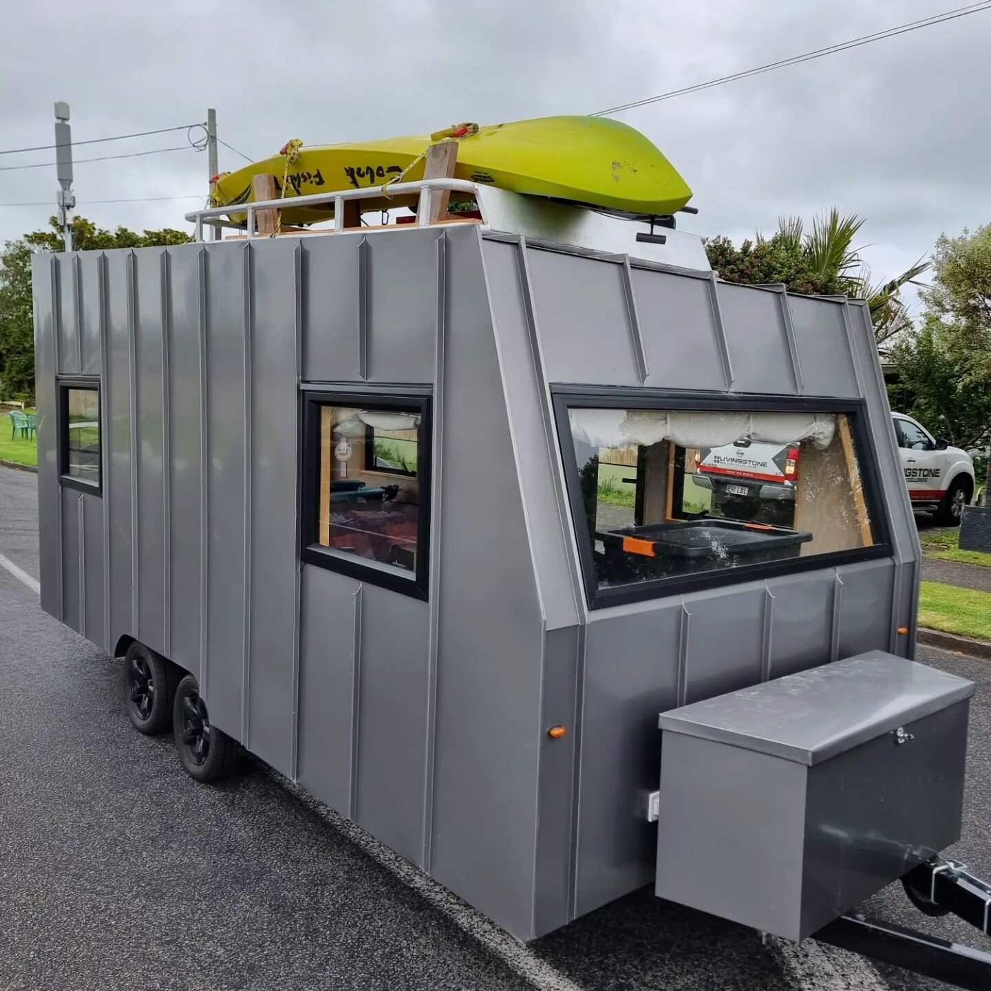 The maiden voyage for my custom caravan prototype was a huge success. We traveled the length of the north island without a hiccup! Designed by myself and with help from my local tradies we completed it just in time for the Xmas break! Im hoping to ha