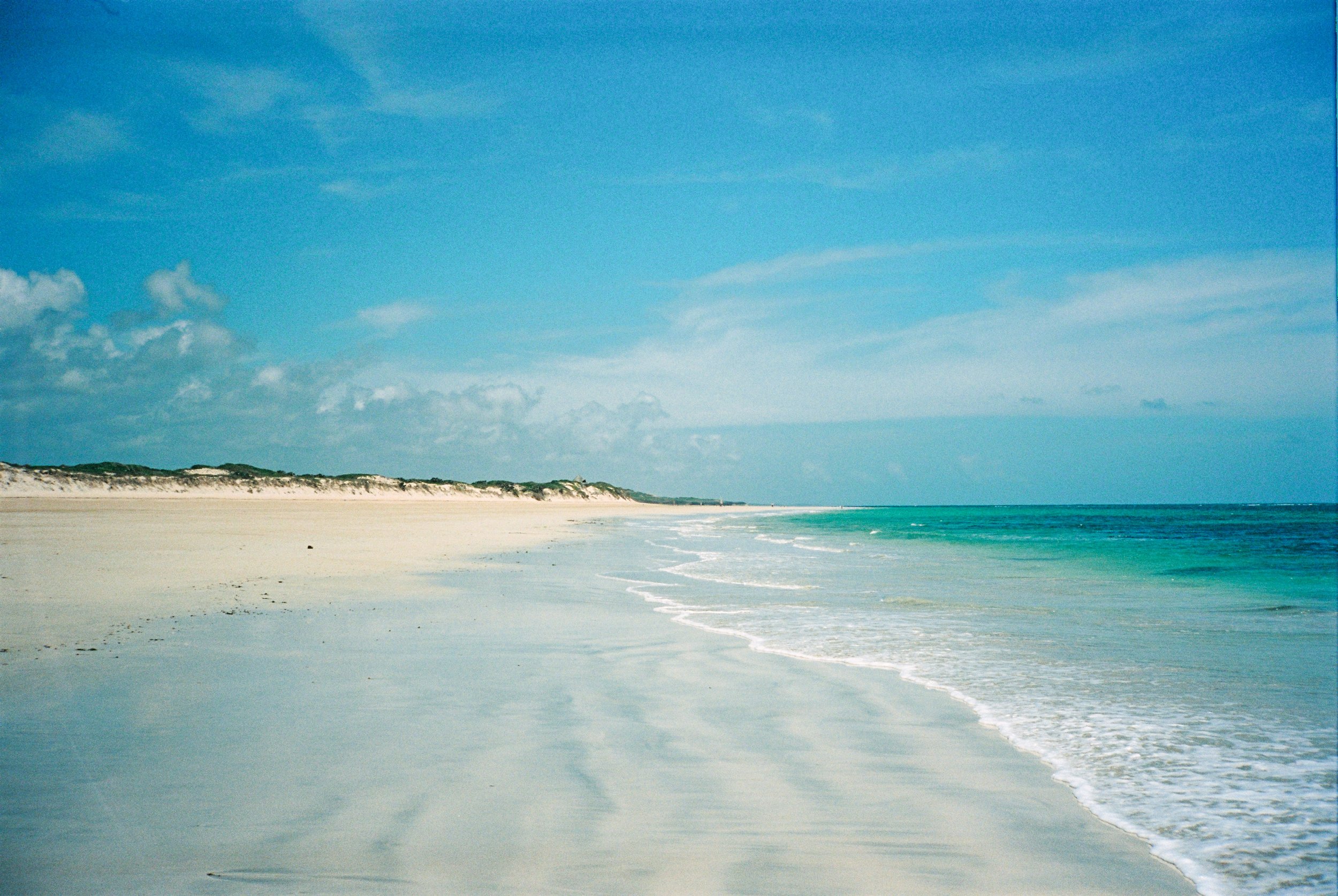 Kiwayu's endless beaches