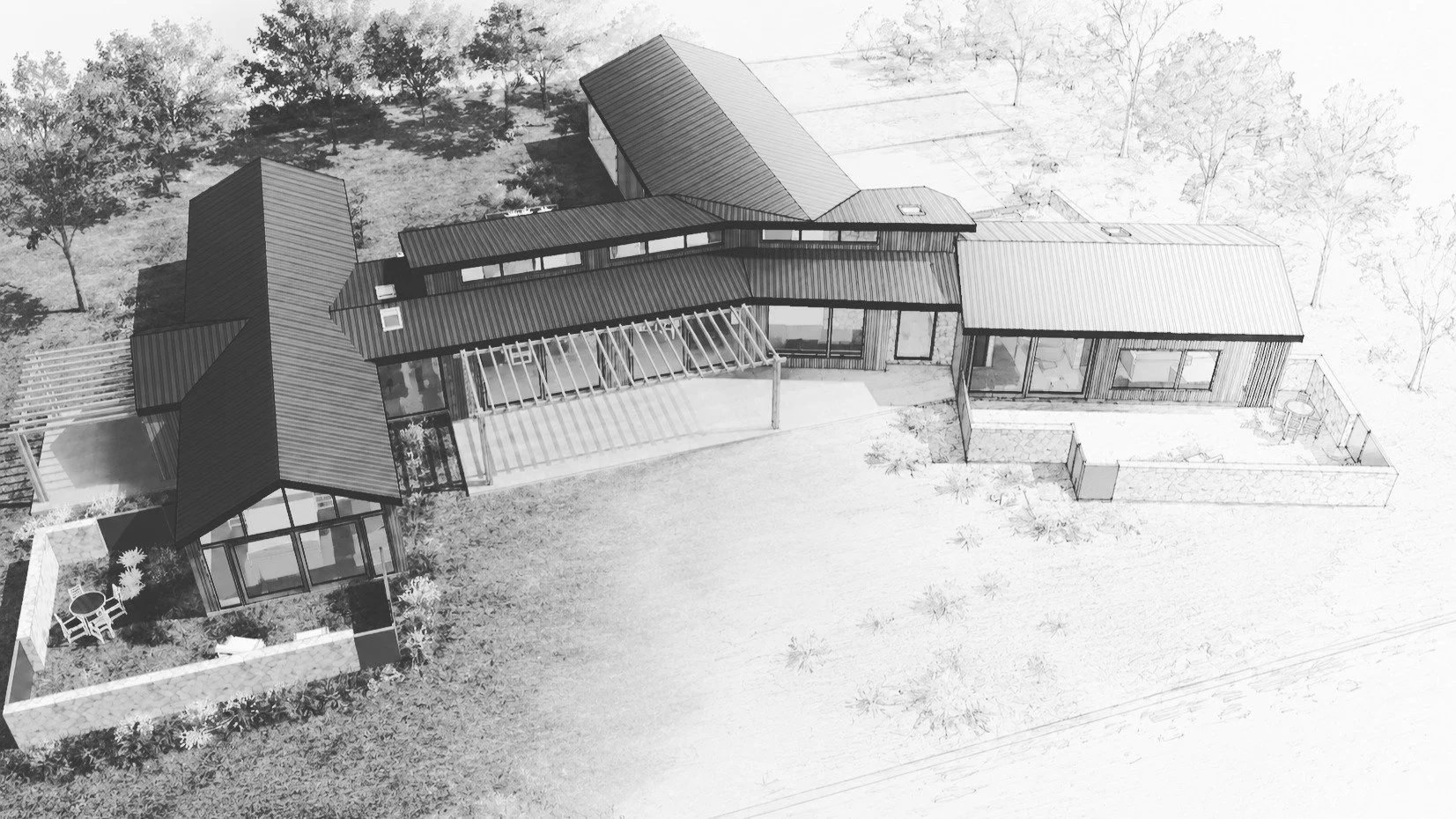 It's been a hot minute since we've posted... but that's because we've been busy designing!!

One of the exciting projects currently on the drawing board is this bespoke rural home near Tamworth. Designed for multiple generations, the brief focuses on