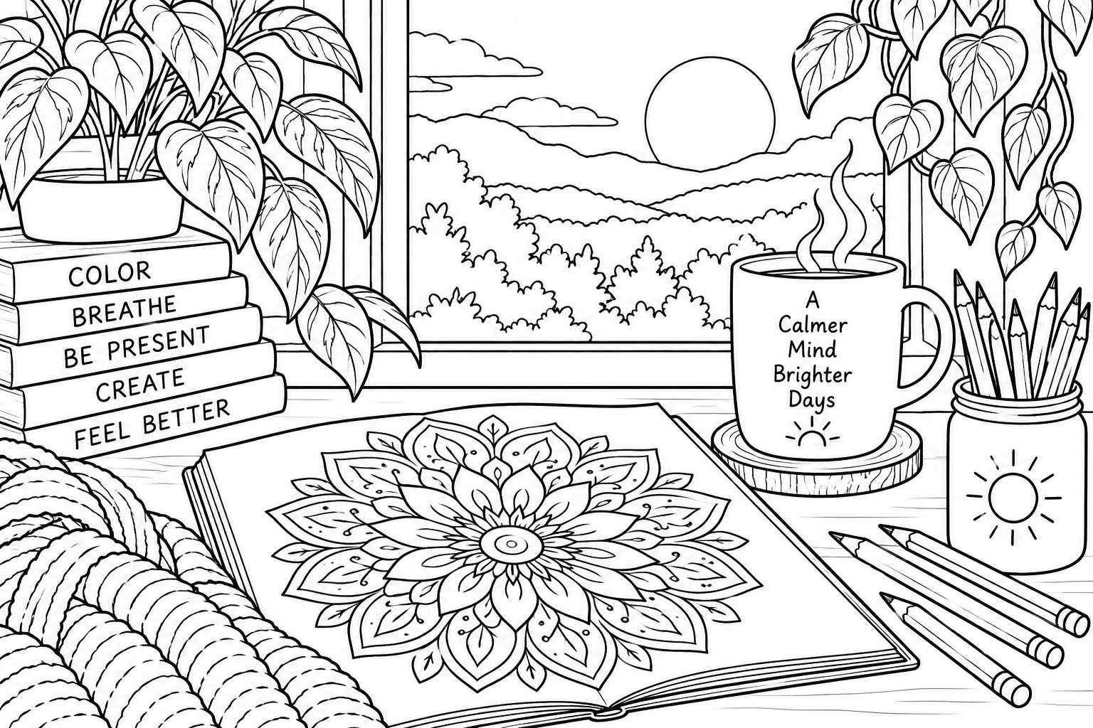 Coloring for Anxiety and Stress Relief: A Mindful Creative Coping Skill