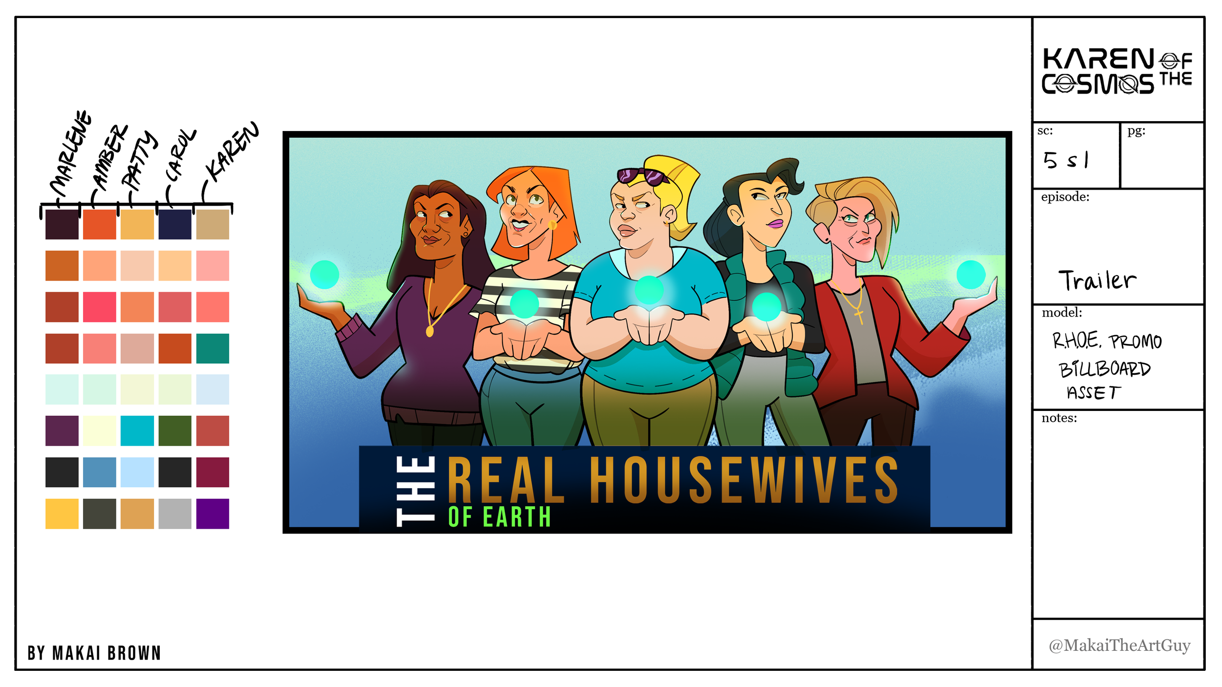 Real HouseWives of Earth Promo Poster Asset