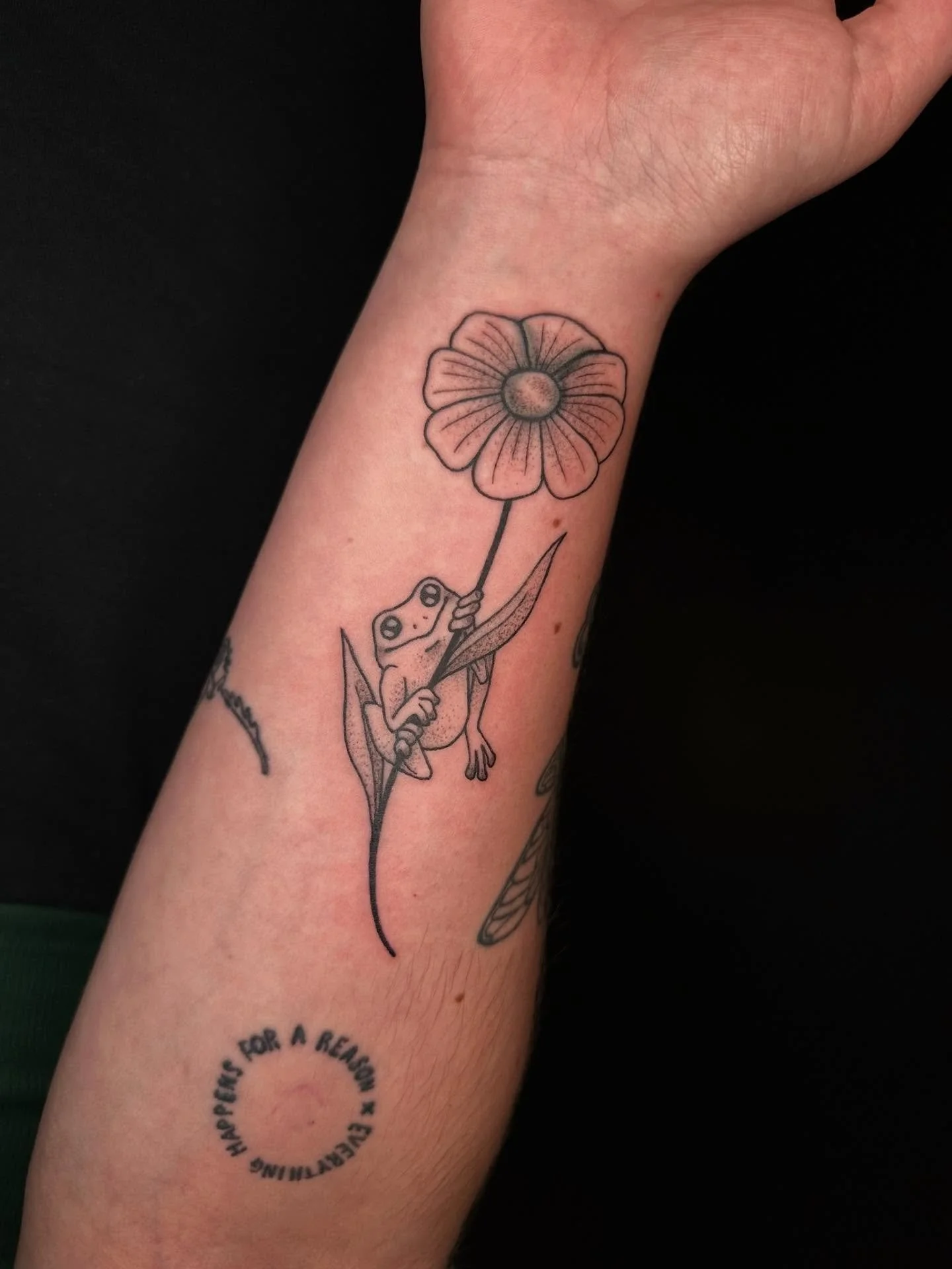 Cutie frog with a sneaky lil cover up for Kayla!!!🐸🌺💚
Swipe to see the before!!
Booking December @darkartstattoomd just send a DM or my booking form for a spot💖