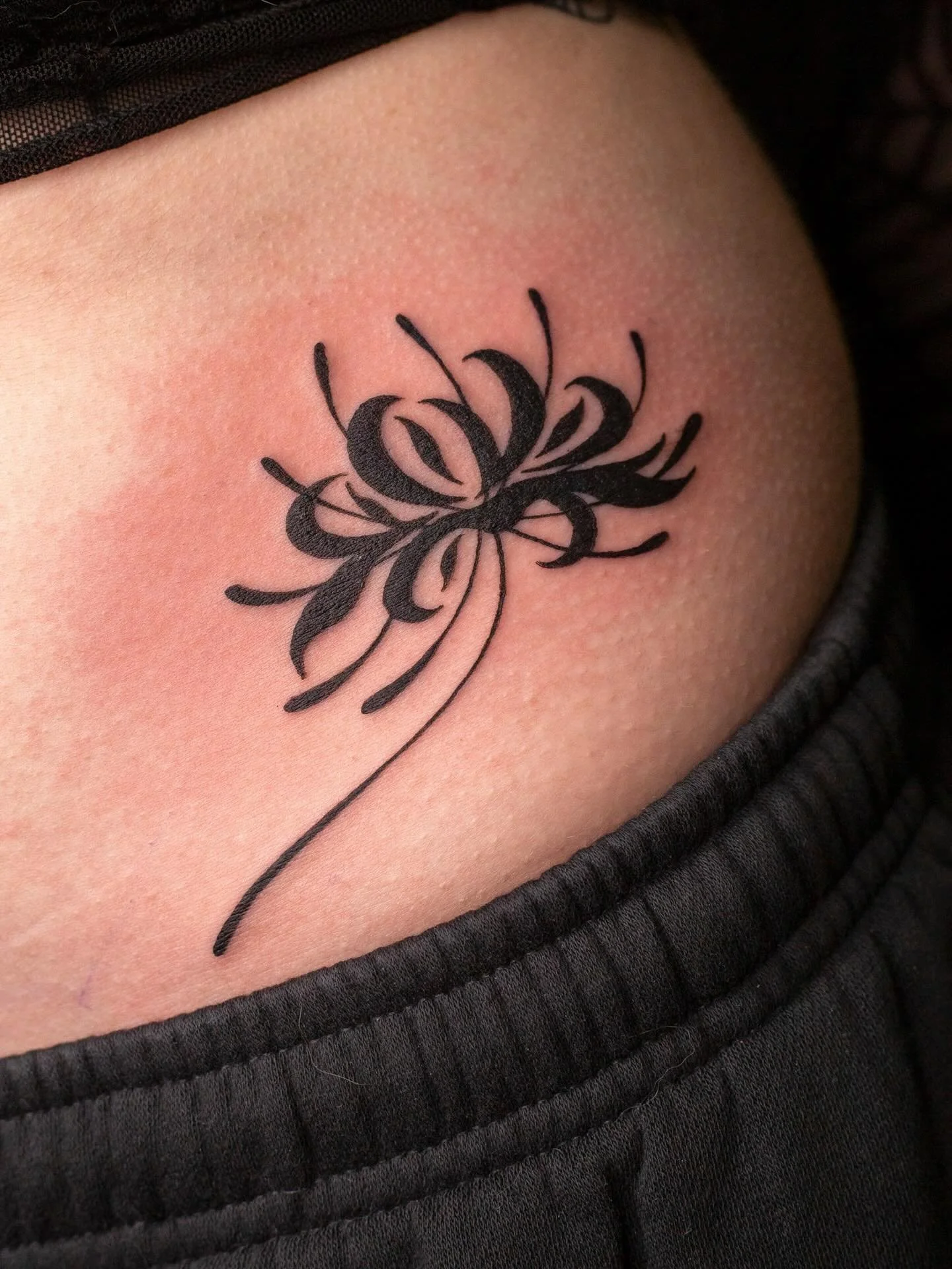 Spider lily on the hip for M!!!🌸🪷💕

Booking April @darkartstattoomd just send a DM or my booking form for a spot💖 May books coming soon!