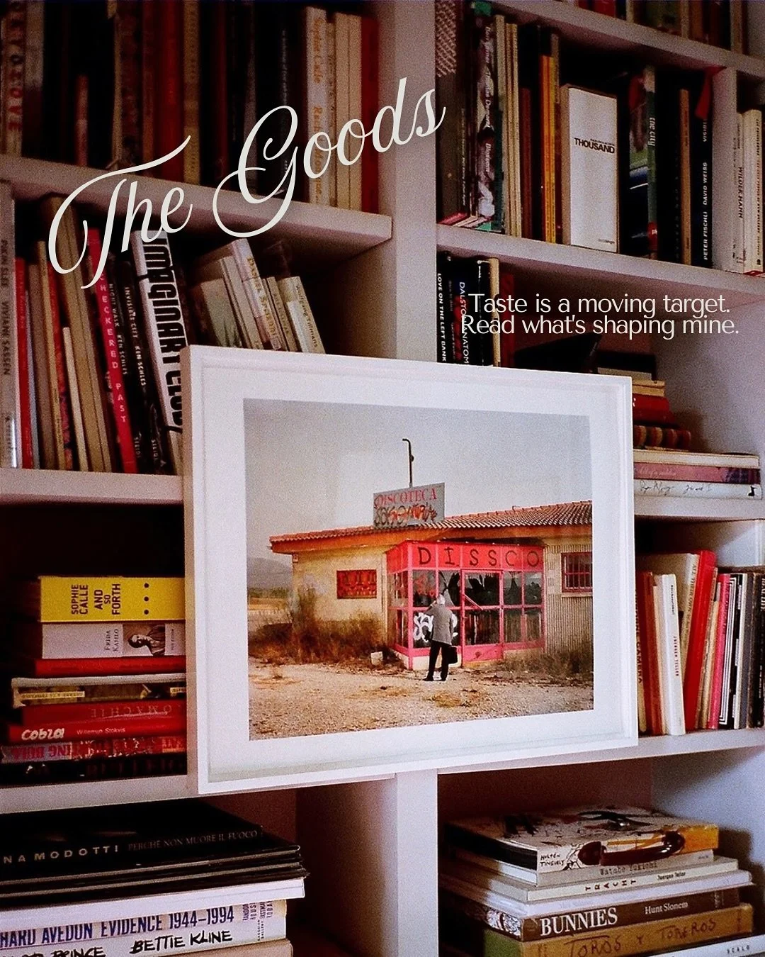 The Goods are back. A little shelf trick I love, artists from The Other Art Fair (@theotherartfair) who stuck with me, art shows( @nathaliekarggallery @hammer_museum @moca @thebrick_la) to be inspired by and worth braving traffic for, and @awarewomen