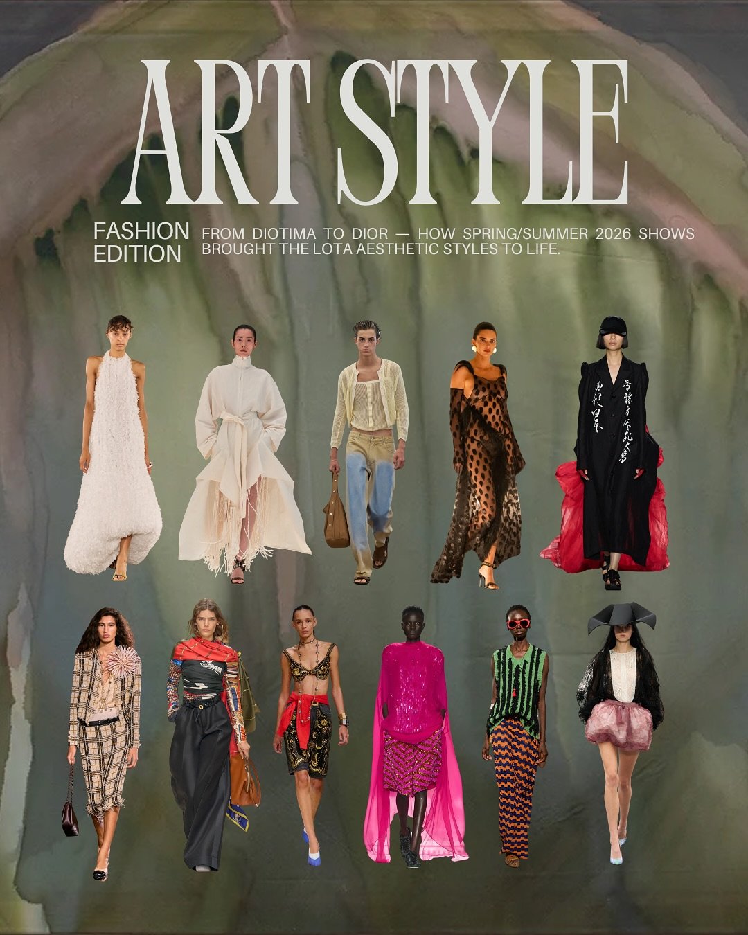 This week on Substack, I&rsquo;m breaking down the latest fashion shows through the lens of the aesthetic styles I use in art advisory.

This season brought so many new perspectives to the runway it was hard not to follow along as designers took old 