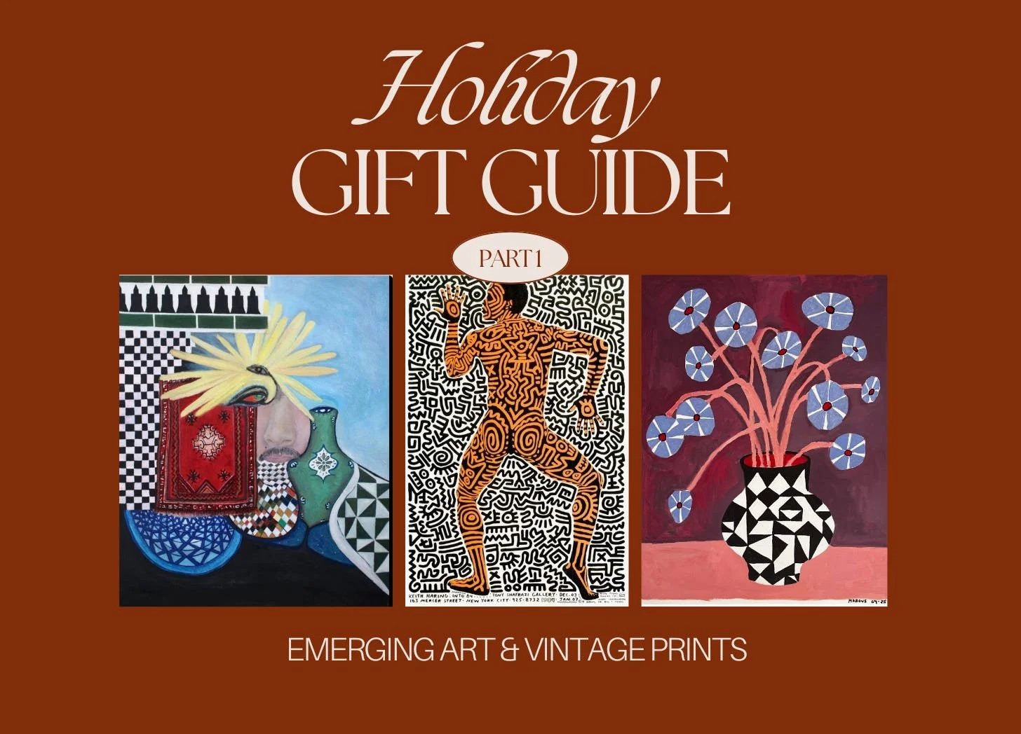Art print gift guide for the design lovers, style seekers, creatives, and home bodies (and you)