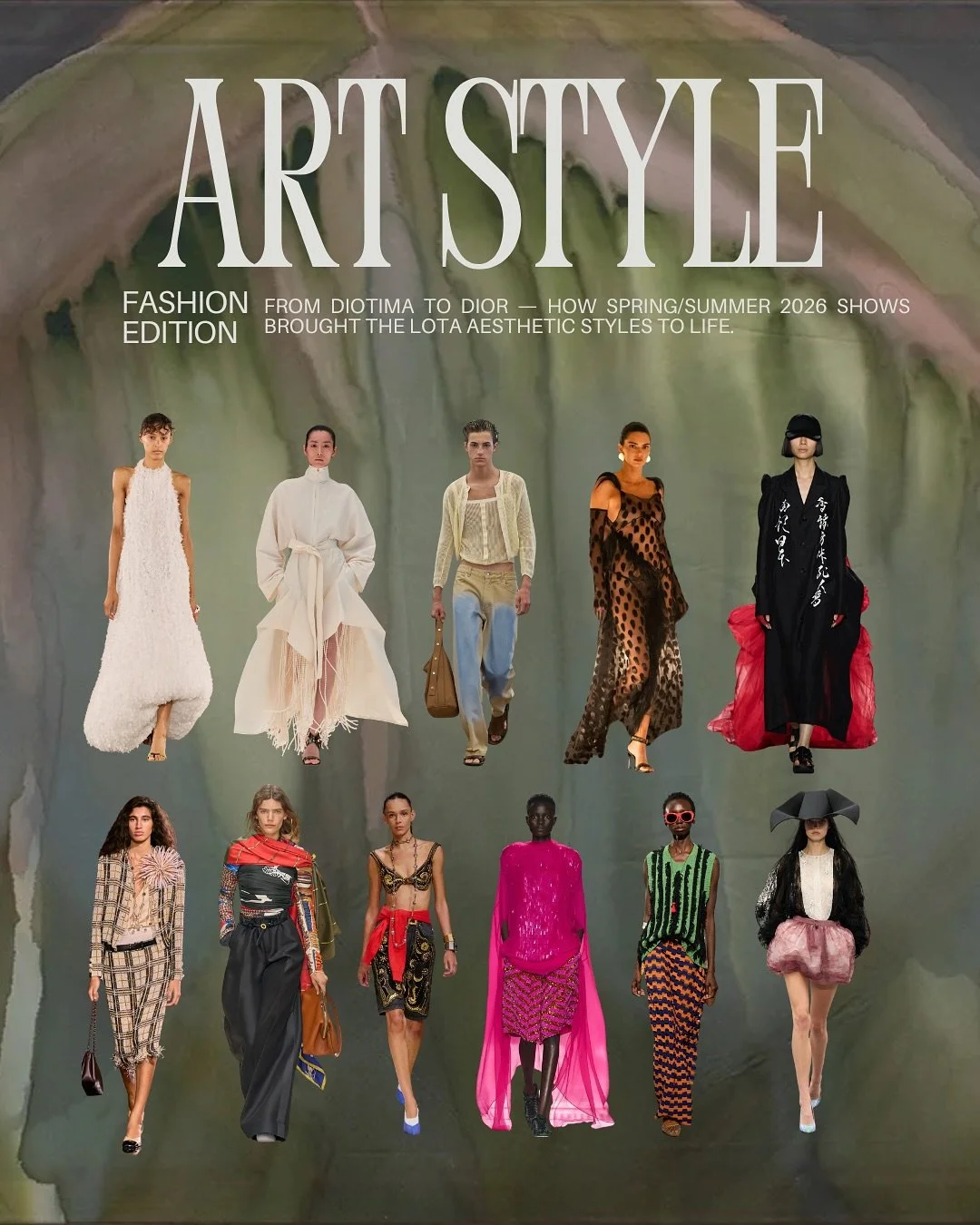 This week on Substack, I&rsquo;m breaking down the latest fashion shows through the lens of the aesthetic styles I use in art advisory.

This season brought so many new perspectives to the runway it was hard not to follow along as designers took old 