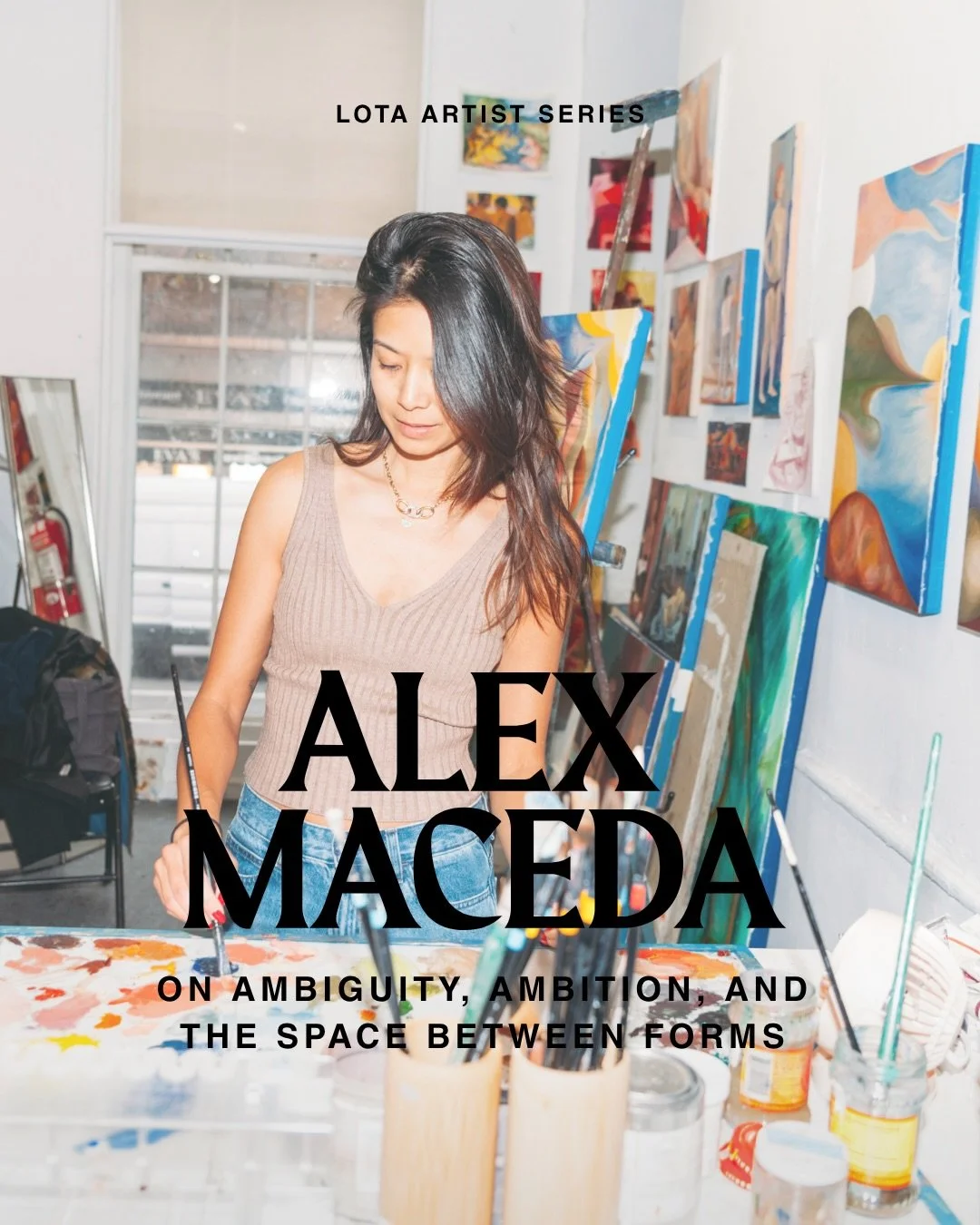 My latest artist interview is with Alex Maceda (@alexmacedastudio ), who I had the pleasure to finally meet in person last week in New York at her MFA thesis show. 

Alex&rsquo;s paintings live in the space between body and landscape, desire and rest