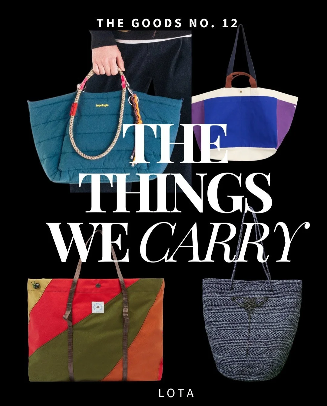 New Goods is up: The Things We Carry.

This one started, as many things do, with me trying to justify a tote purchase before a family trip to Alaska. But the thread got bigger as I was writing: Njideka Akunyili Crosby&rsquo;s (@njidekaakunyilicrosby 