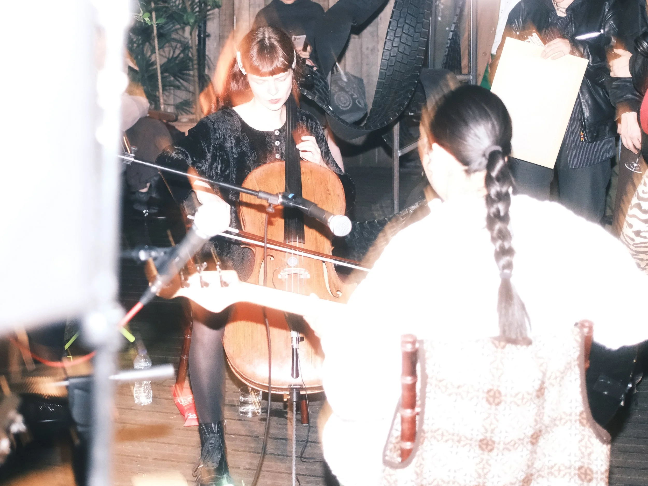 Musicians playing as part of programming at Minor Attractions