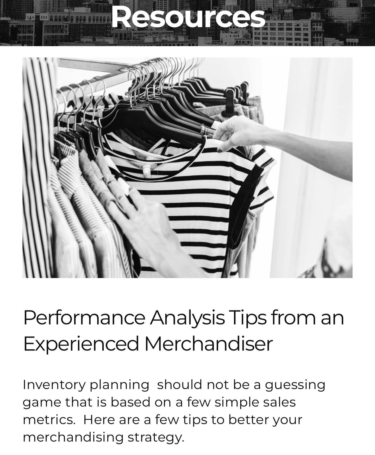 As a fashion brand merchandiser, there are several performance analysis tips you can use to make better decisions, optimize your product offerings, and improve your bottom line.  https://www.thebuyingagency.com/resources/performance-analysis-tips-fro