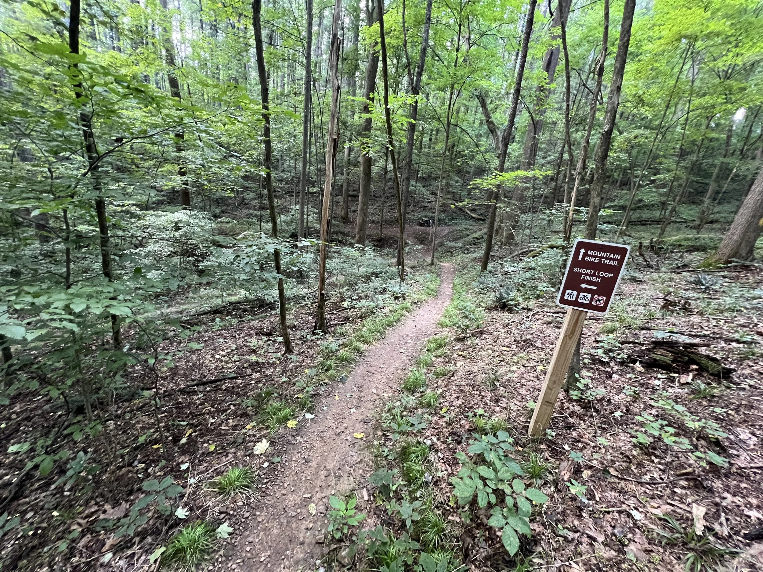 Approaching the Short Loop junction.