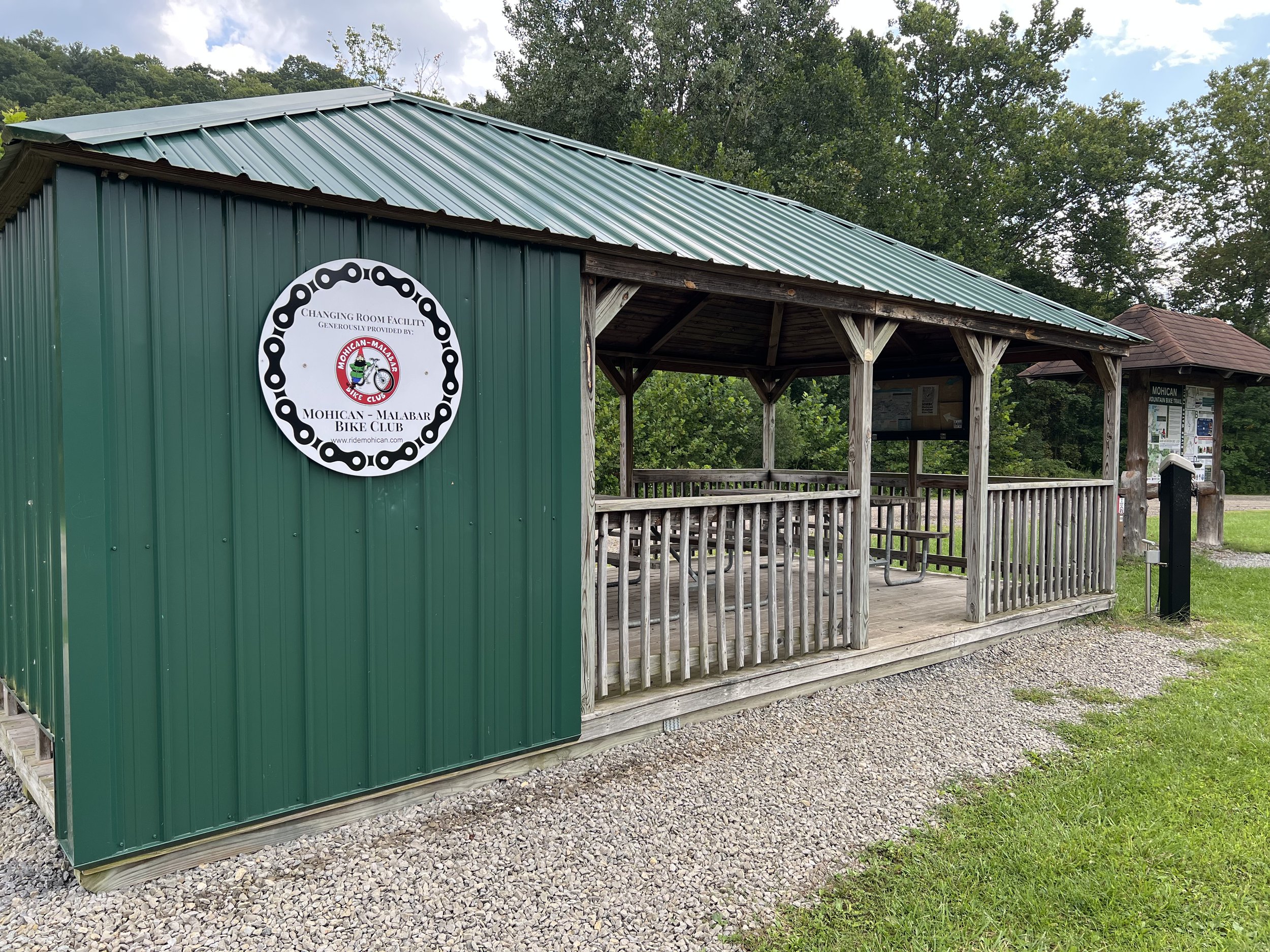 Change house — a spot to change clothes.
