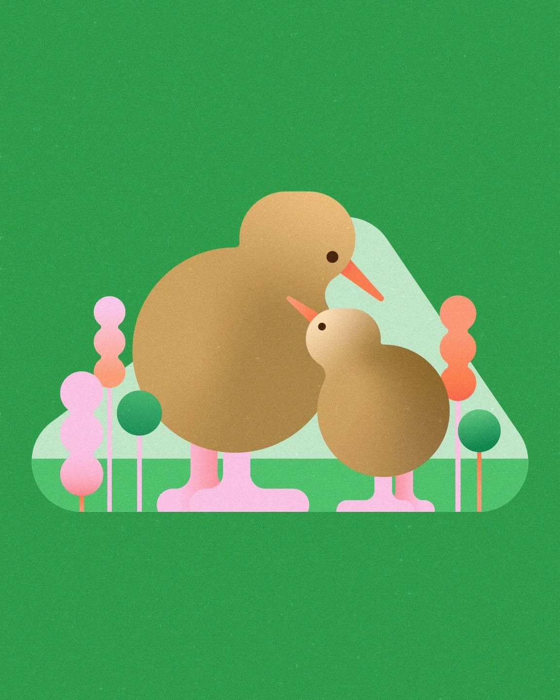 Happy Father&rsquo;s Day to all the dads in Australia and New Zealand. Some art for Google Play featuring two of the best animal dads down under - the kiwi and little blue penguin. Both of these all-star dads play an active role in raising their youn