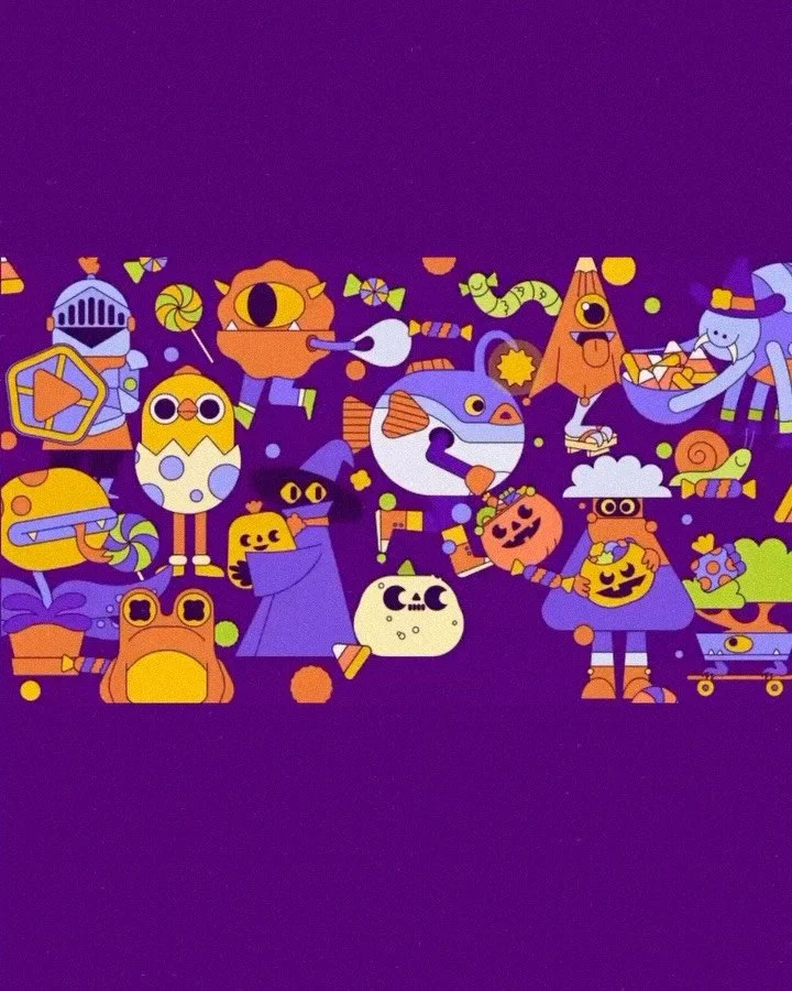 And a happy Halloween again from Google Play. I hope your day is filled with lots of fun and spooky treats. Thanks to @haydnhaydnhaydn for bringing all of these characters to life through motion. I promise I will never do this to you again 🤞🏼.

For