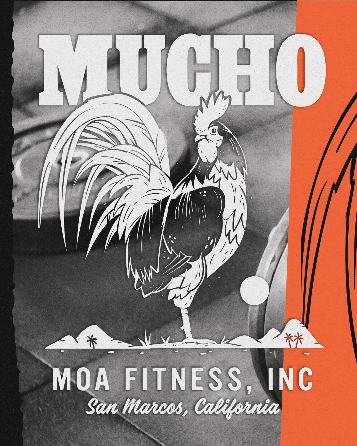 The irony of designing t-shirts for a CrossFit competition is not lost on me. Contrary to popular belief, CrossFitters do occasionally wear shirts - like to the bank or a wedding or whatever. Made for @moafitnessinc for their @muchofitnesscompetition
