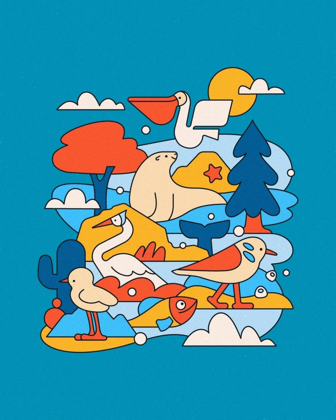 The wild and wonderful waterways of the west coast. From steep cliffs with waterfalls, sandy cactus-lined bluffs, foggy marshlands, windswept dunes, and the ever wise redwoods, it&rsquo;s a magical place to explore. I hope to get out to the ocean thi