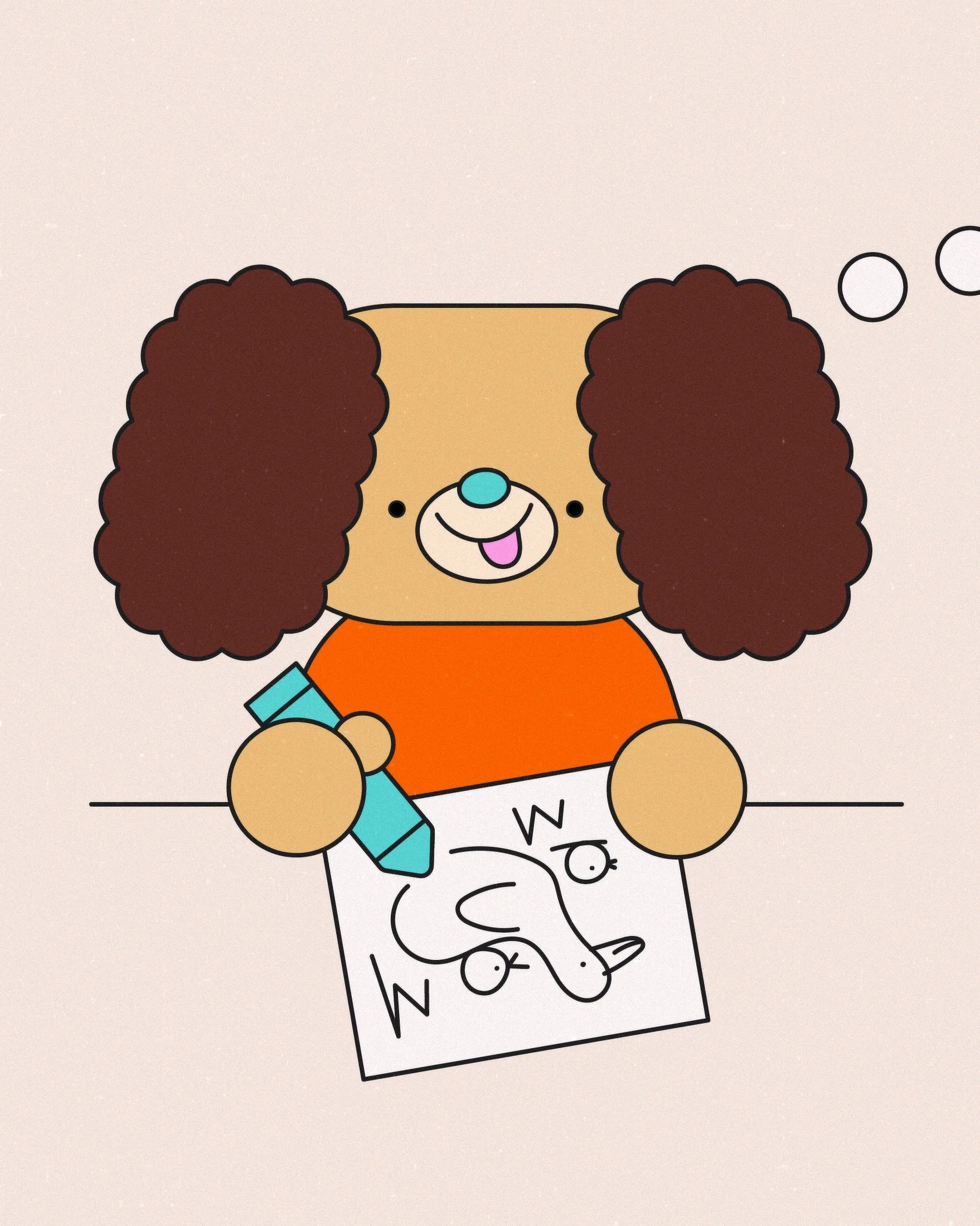 What it feels like being a vector illustrator and trying to draw by hand. Where is my mouse?