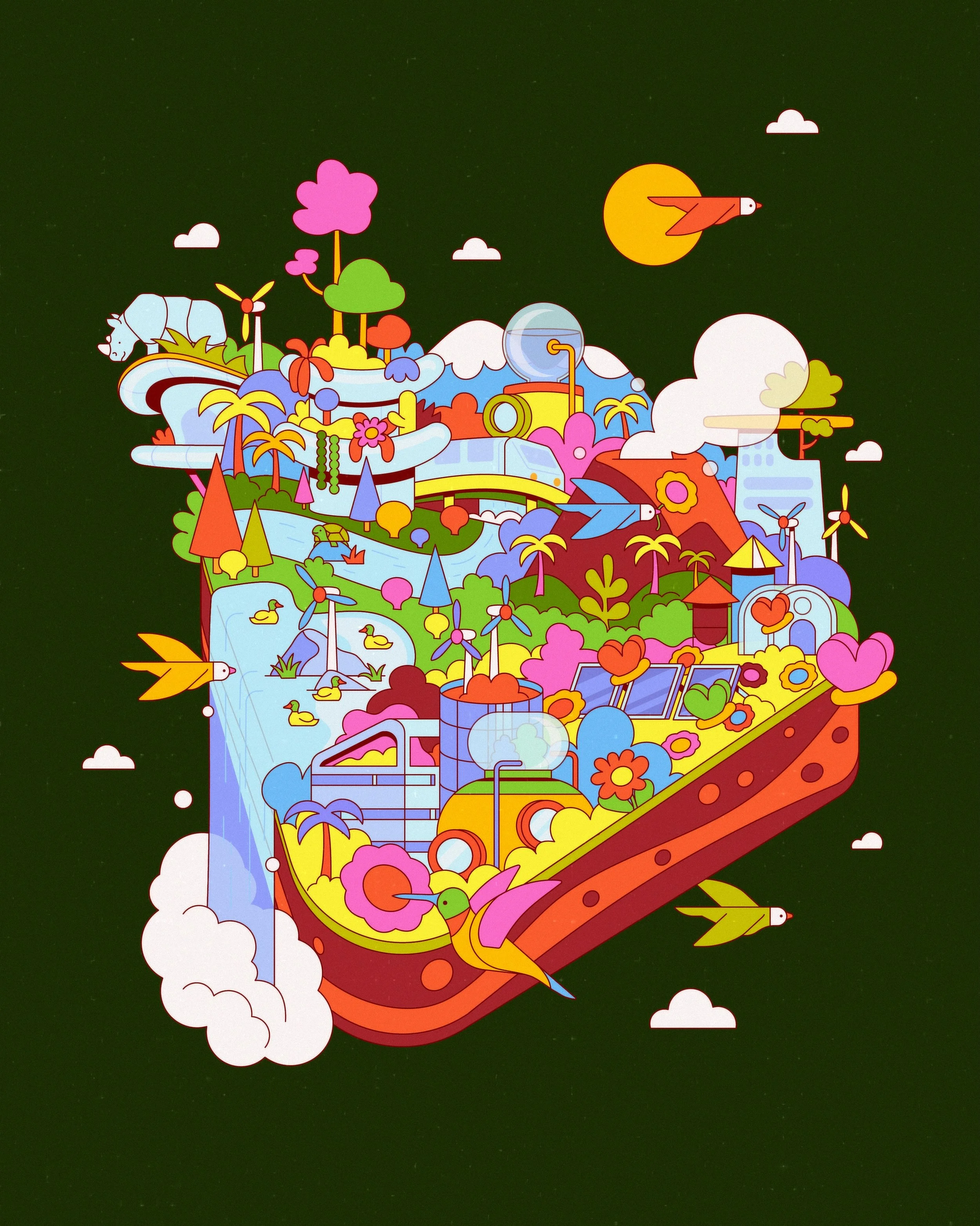 Sort of a wild idea, but what if instead of building data centers we built an ecological utopia that supported life and the planet and let us all live in peace instead?