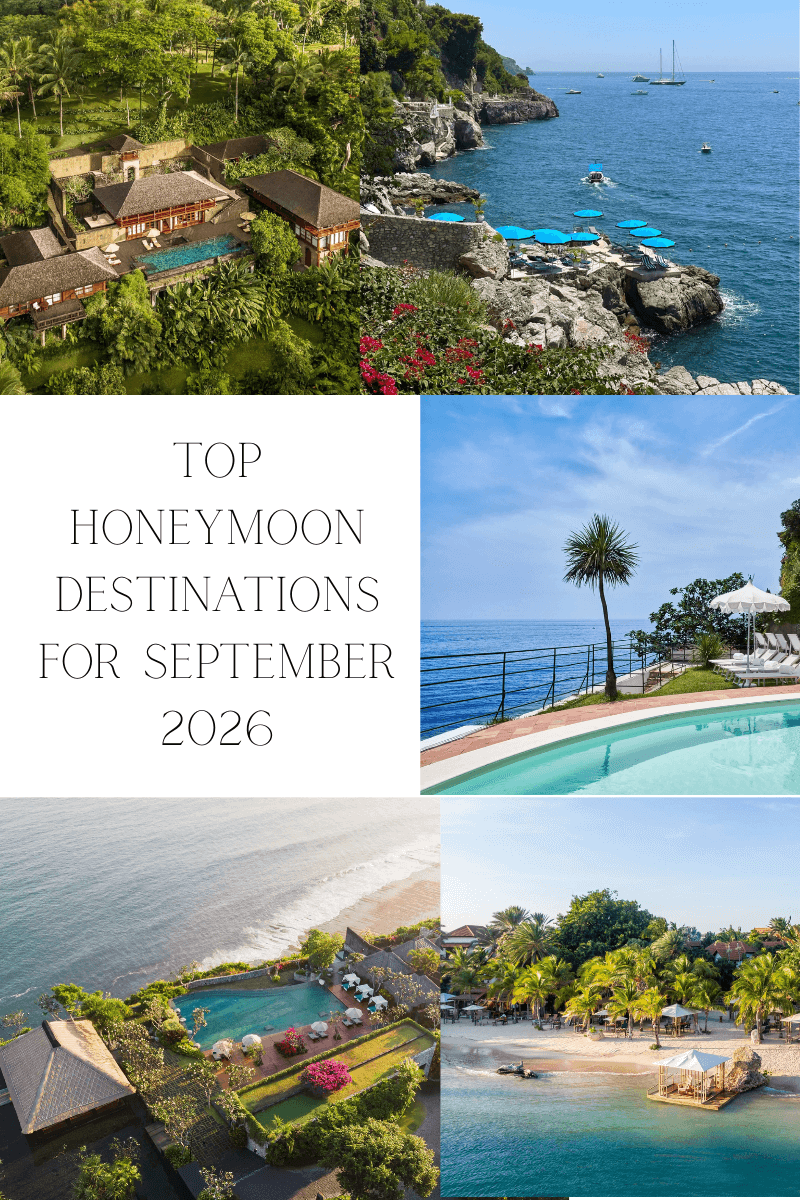 Best Honeymoon Destinations for September 2026/27