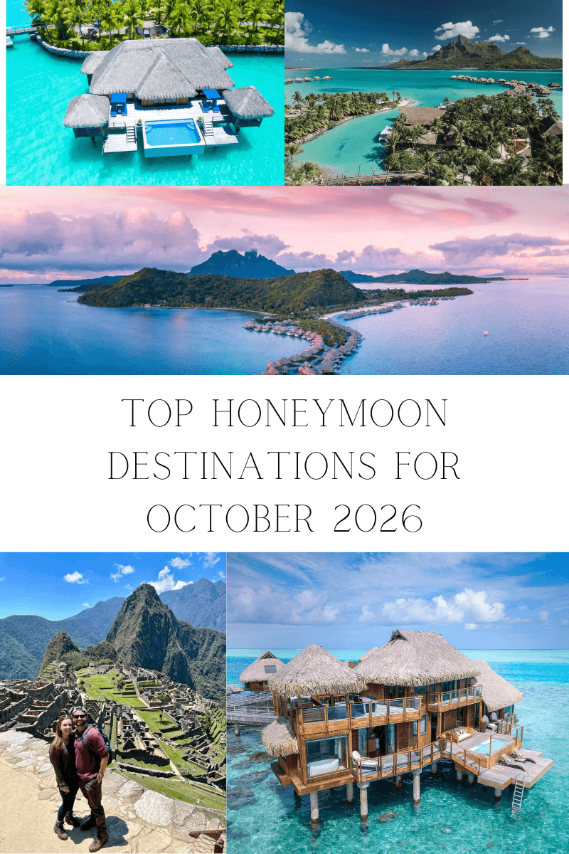 Best Honeymoon Destinations for October 2026/27