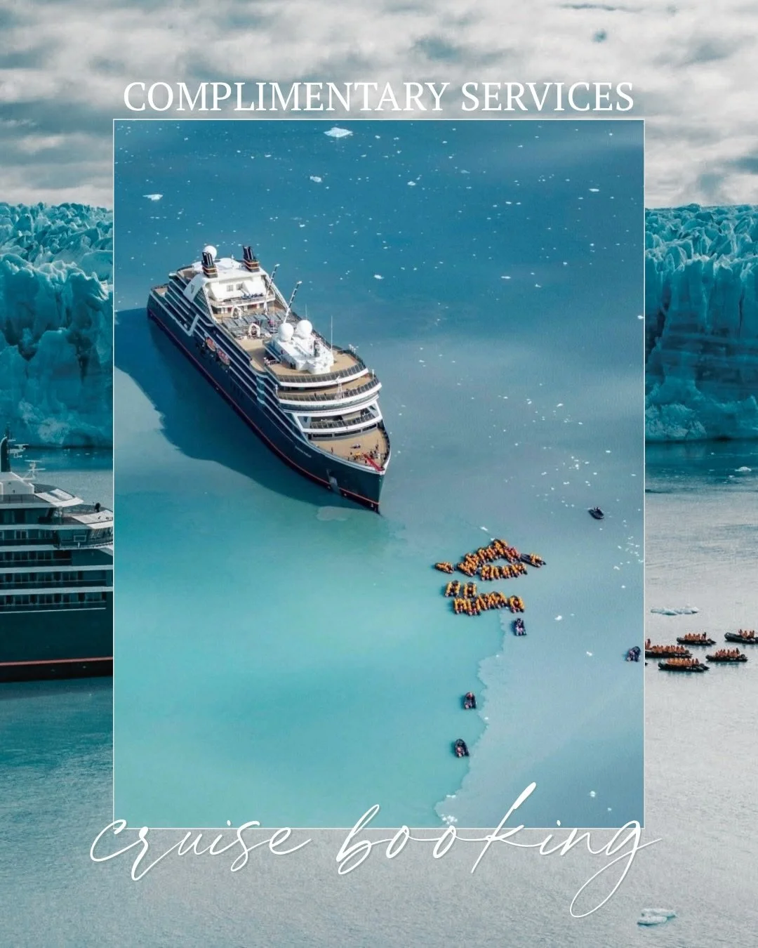 Thinking about booking a cruise? Let us handle it for you ⚓️

We offer complimentary cruise booking&mdash;meaning you get the same rates you see online, plus access to exclusive perks through our preferred partnerships.

When you book through us, you