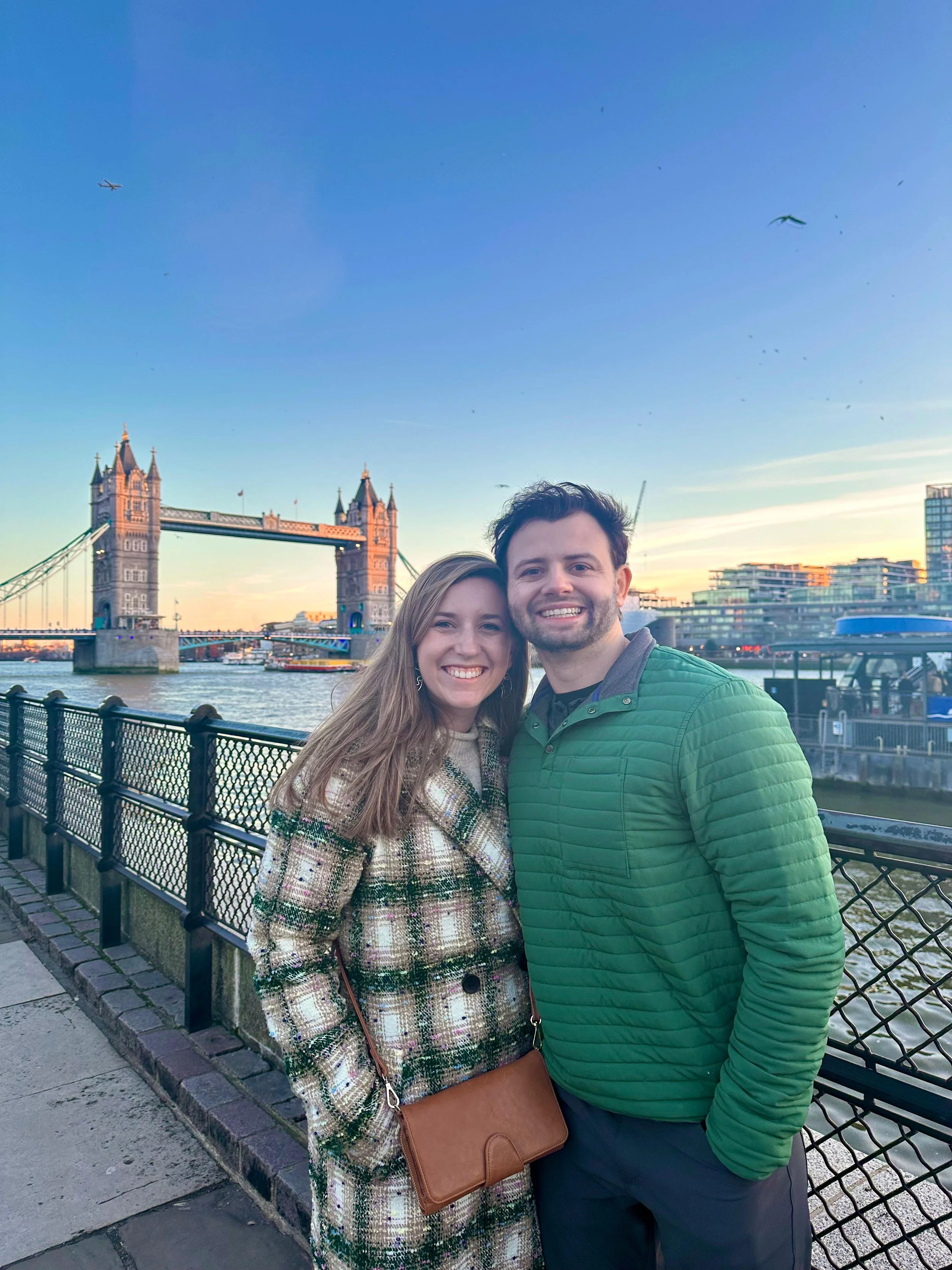 London streets decorated with festive Christmas lights and holiday illuminations in December with classic British architecture and a romantic winter atmosphere