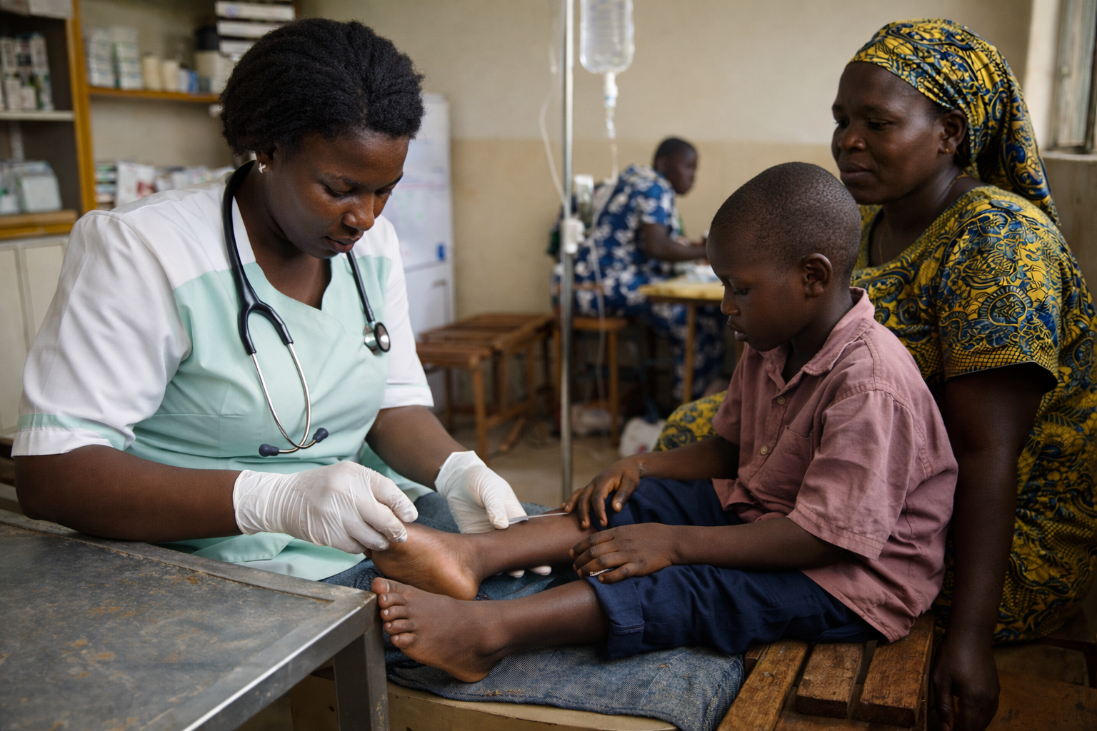 Walk In Freedom clinic inside a government health center in Uganda