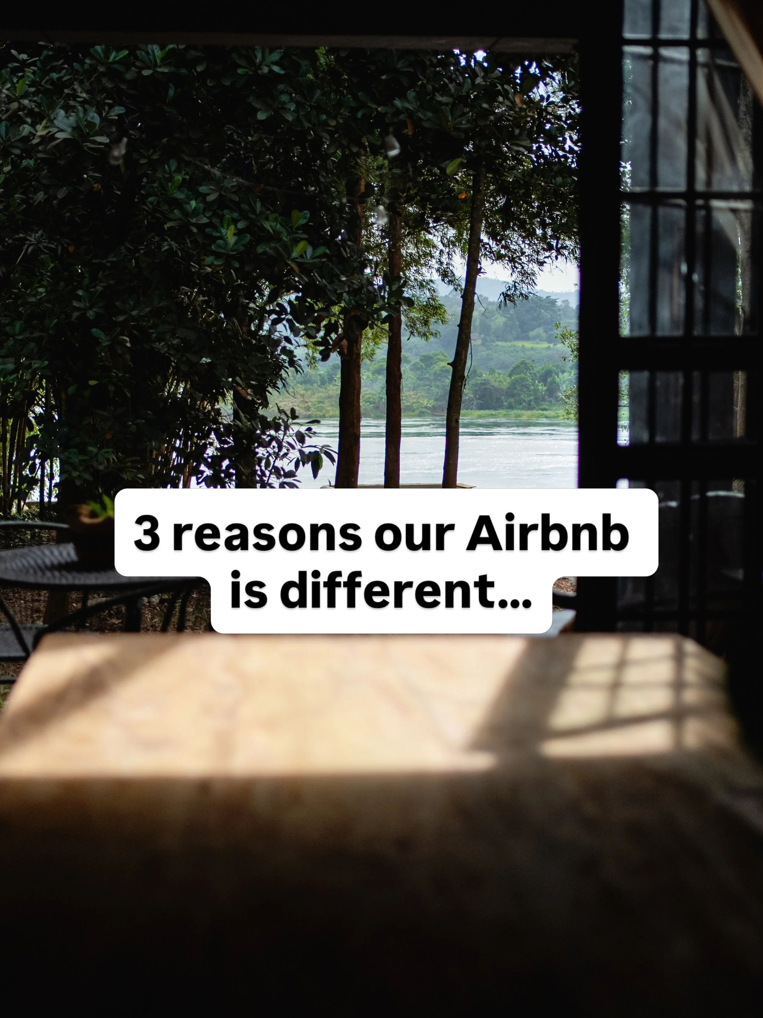 Not your average Airbnb stay. ✨

When you stay with us at @riverhaven.ug , you wake up to the beauty of the Nile River and become part of something bigger. 

Every stay helps children in Uganda receive jigger treatment, prevention education, shoes, a
