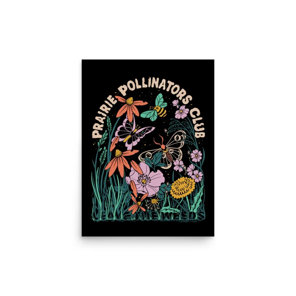 Prairie Pollinators Club Poster