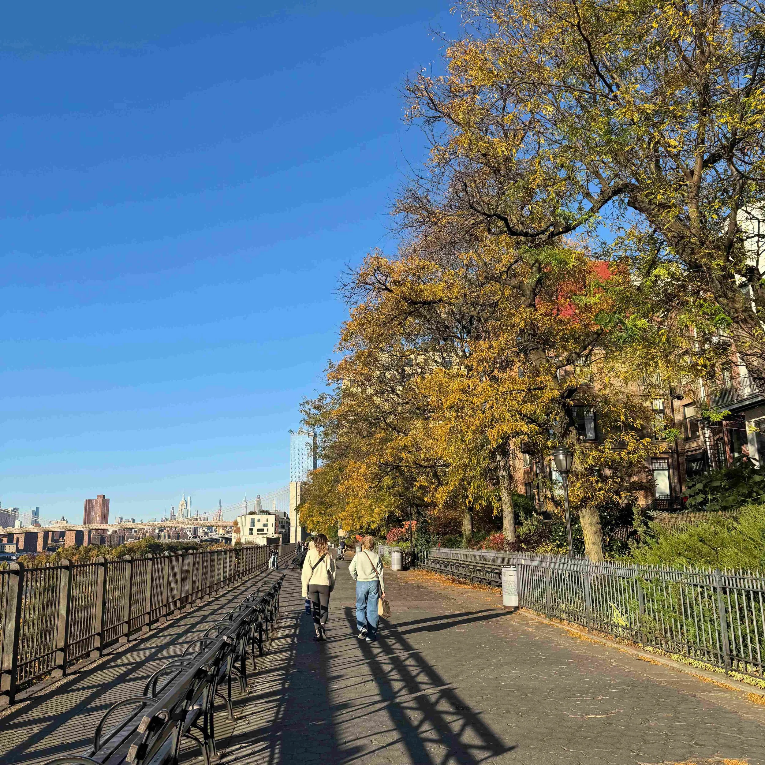 La Brooklyn Heights promenade est l'une des plus belles vues de New York City